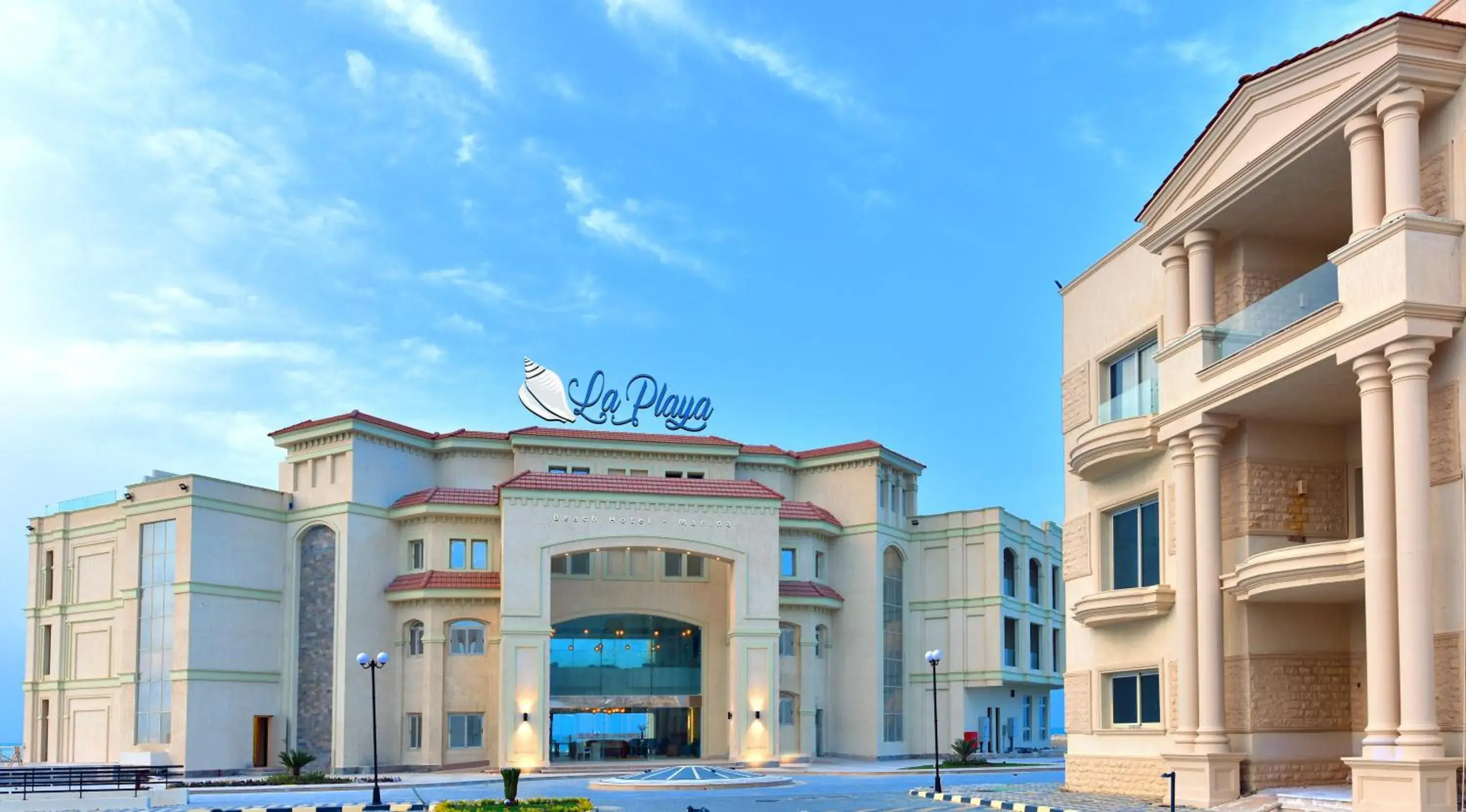 Property building in Hotelux La Playa Alamein Property building in Hotelux La Playa Alamein