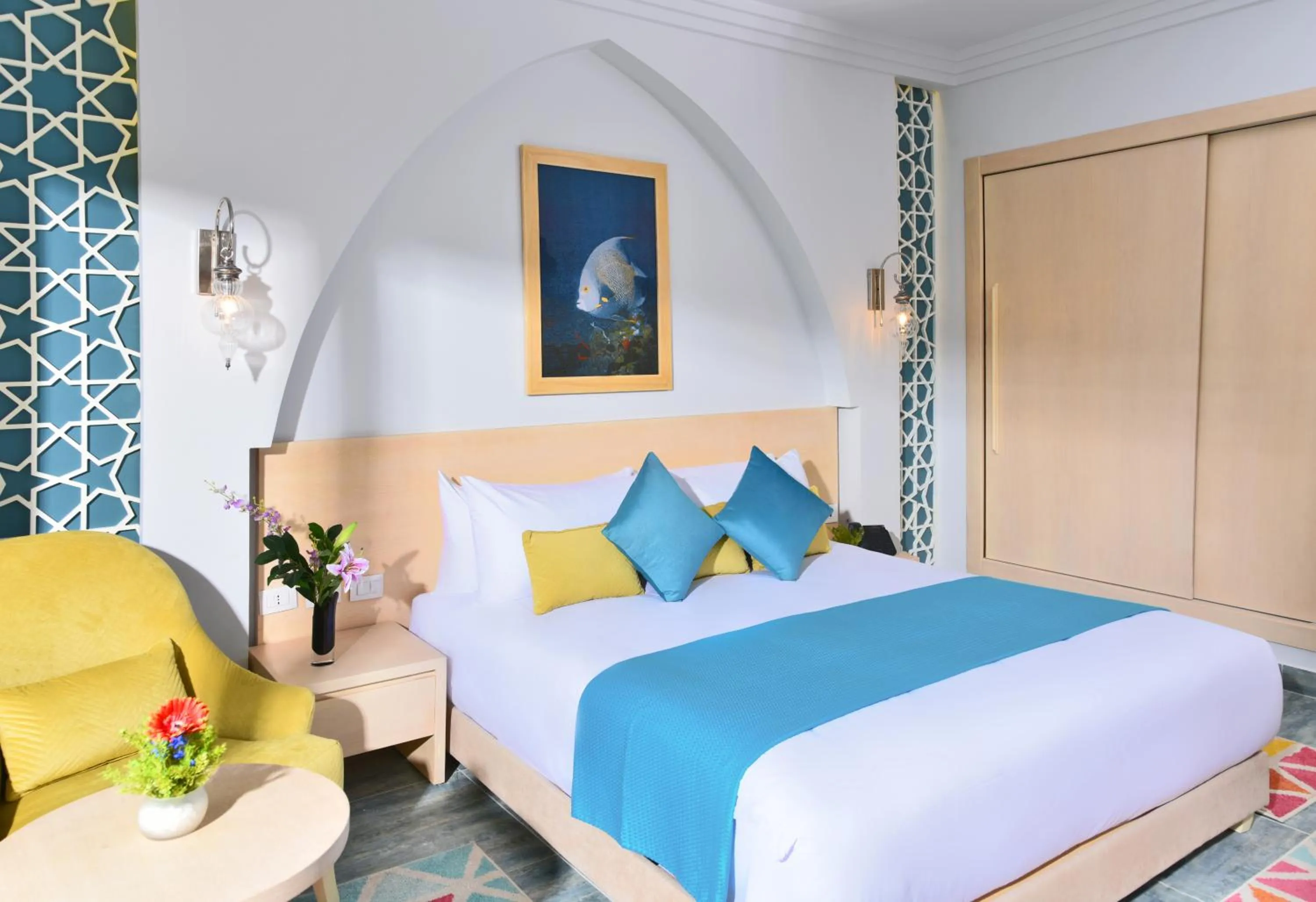 Bed in Hotelux La Playa Alamein