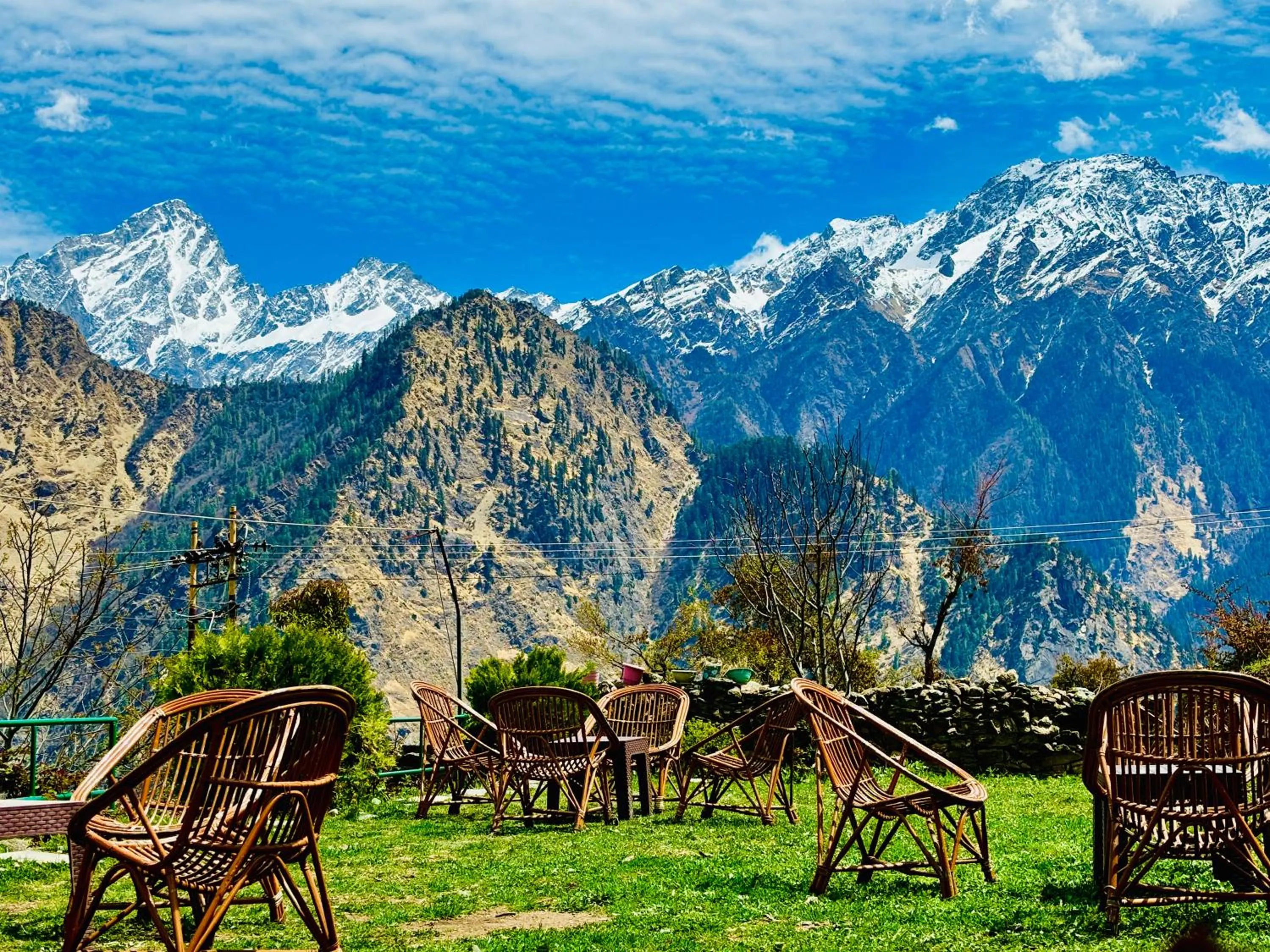 View (from property/room) in Himalayan High, Auli, By Himalayan Eco Lodges