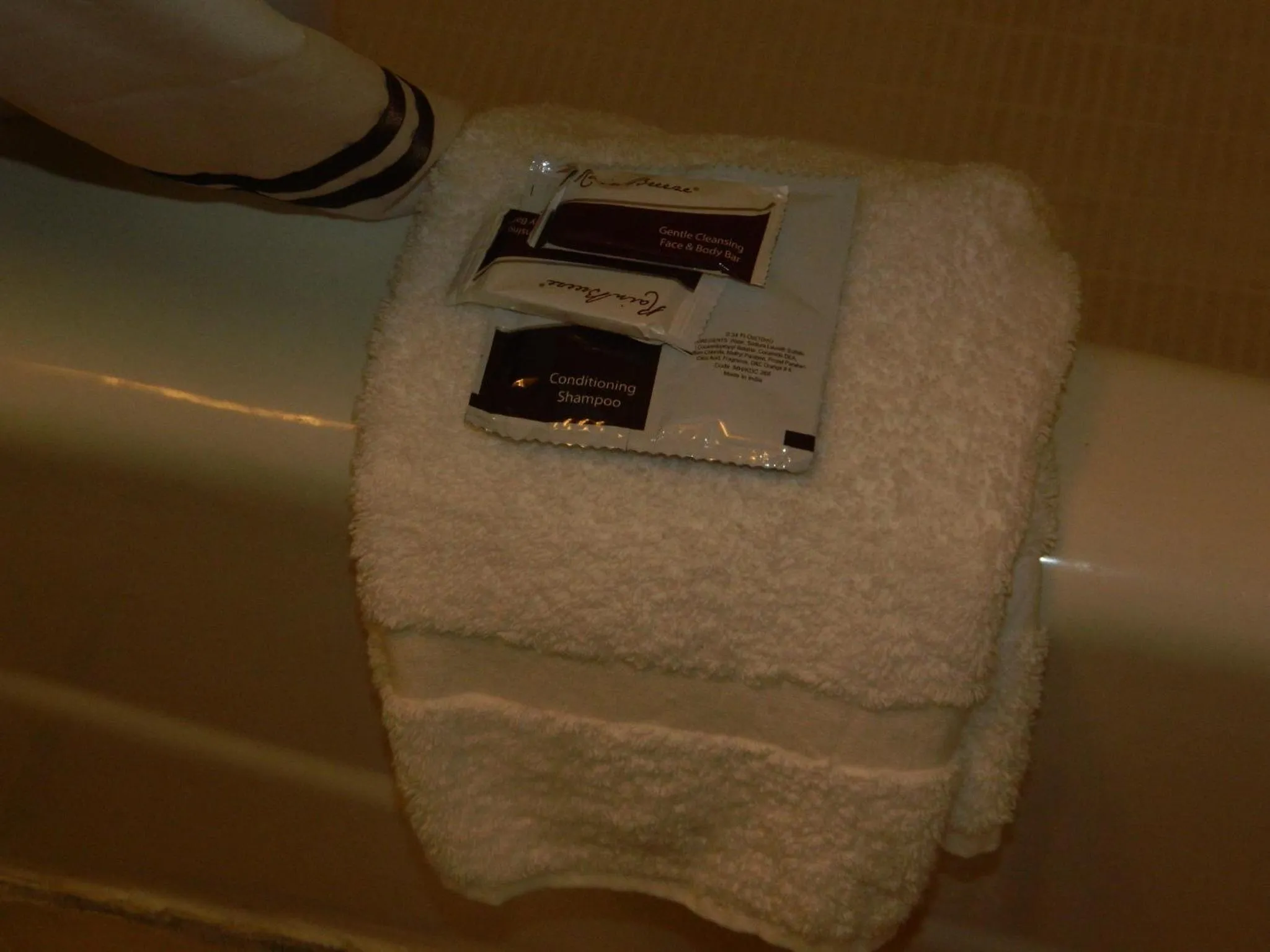 Bathroom in Freer Motel