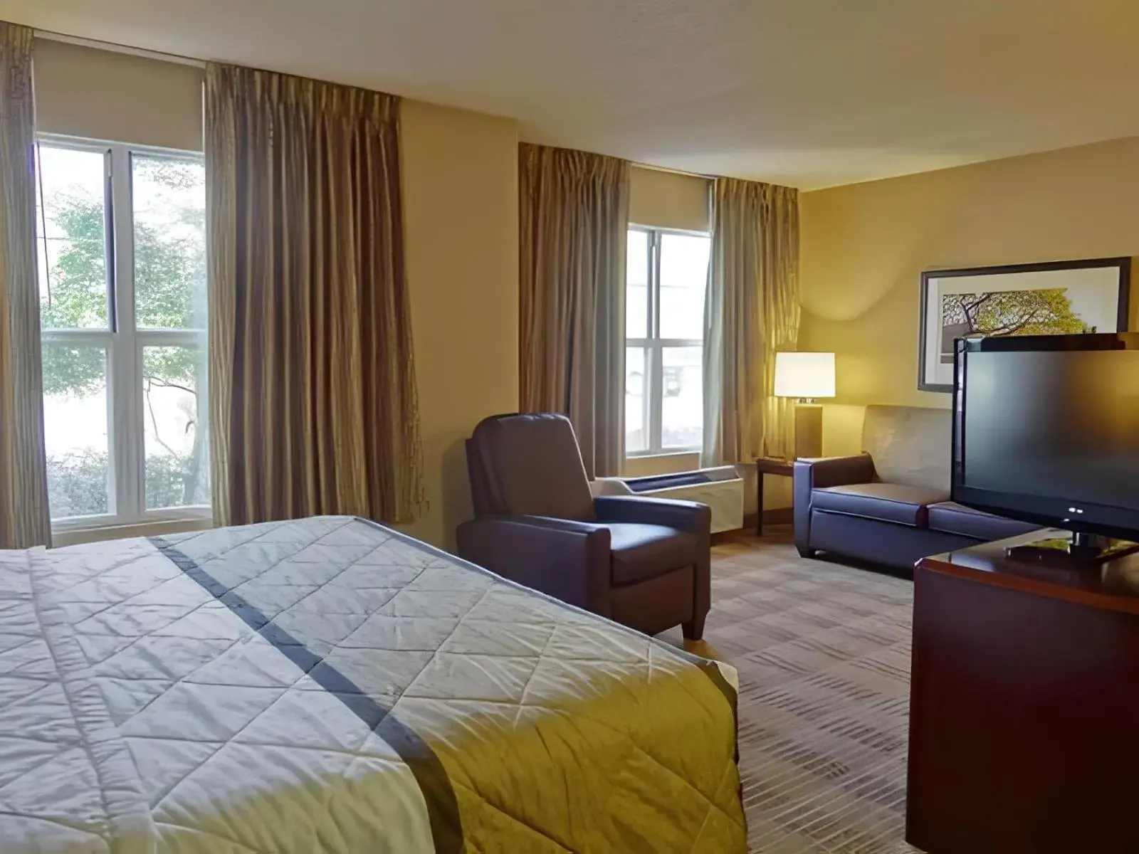 Bedroom, TV/Entertainment Center in Lonestar Suites