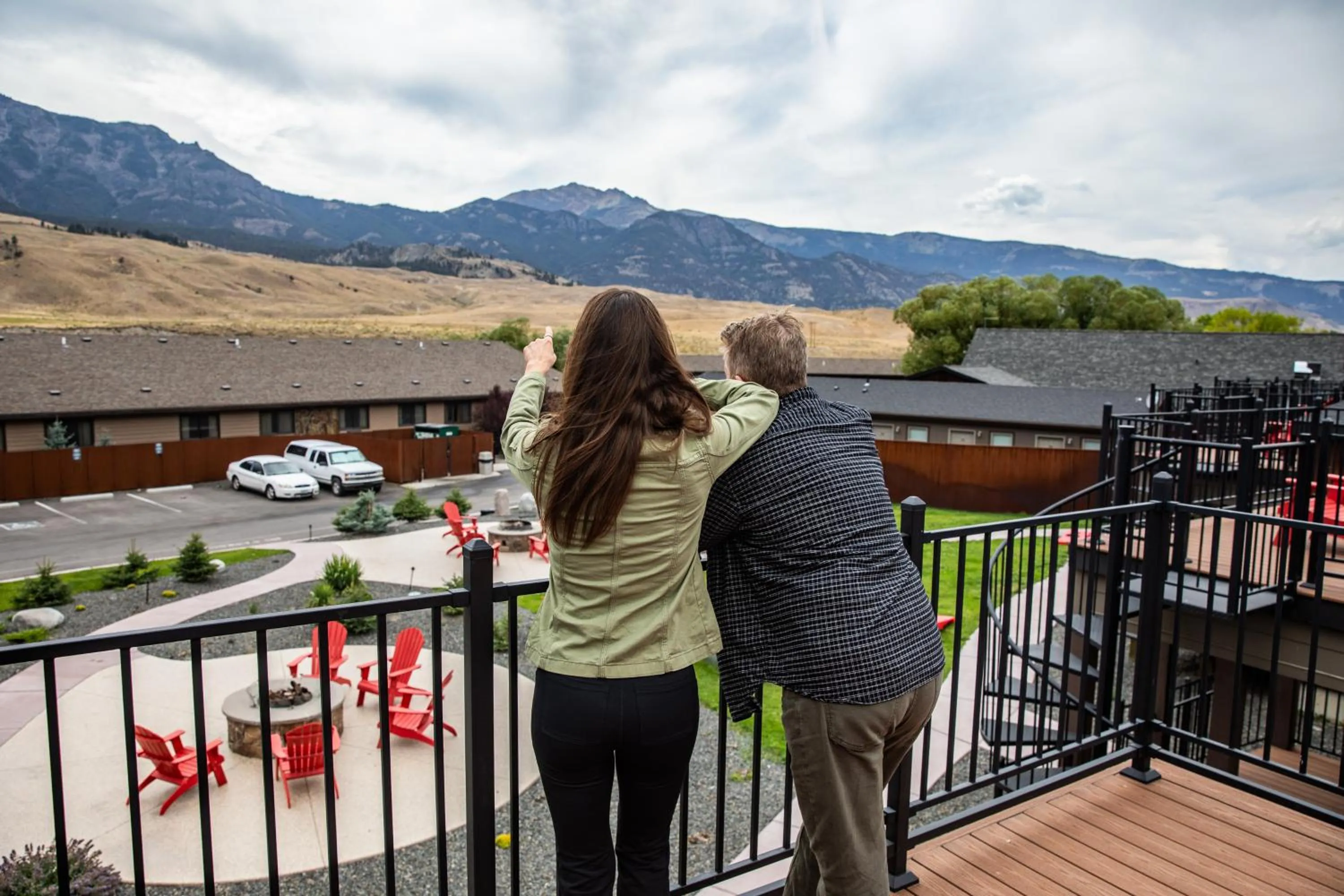 Patio in Ridgeline Hotel at Yellowstone, an Ascend Collection Hotel
