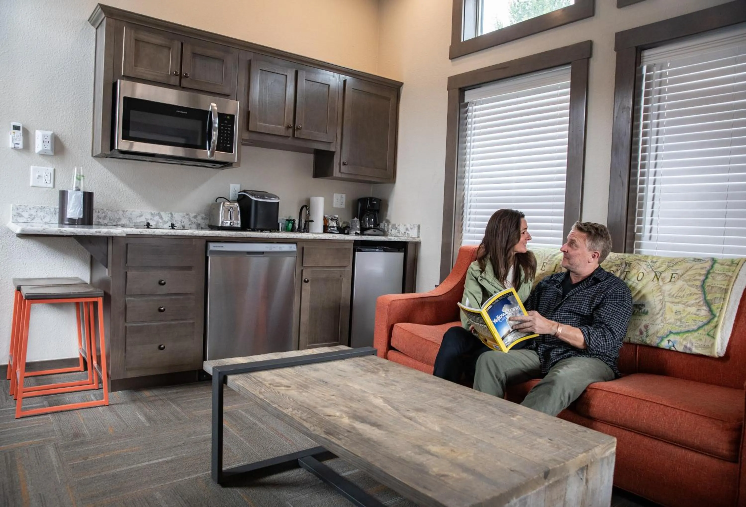 Kitchen or kitchenette in Ridgeline Hotel at Yellowstone, an Ascend Collection Hotel