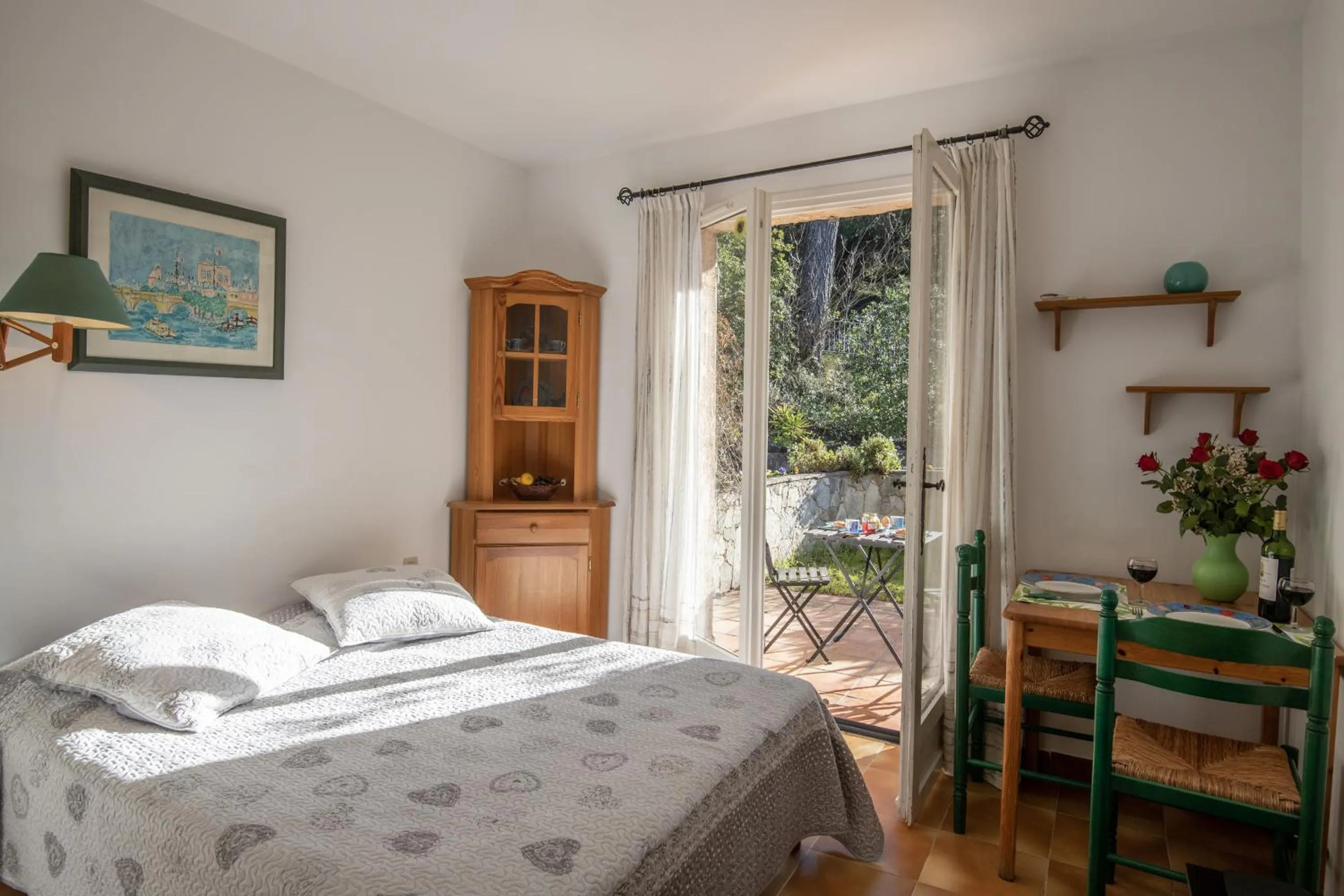 Bed in Le Mas des Gardettes