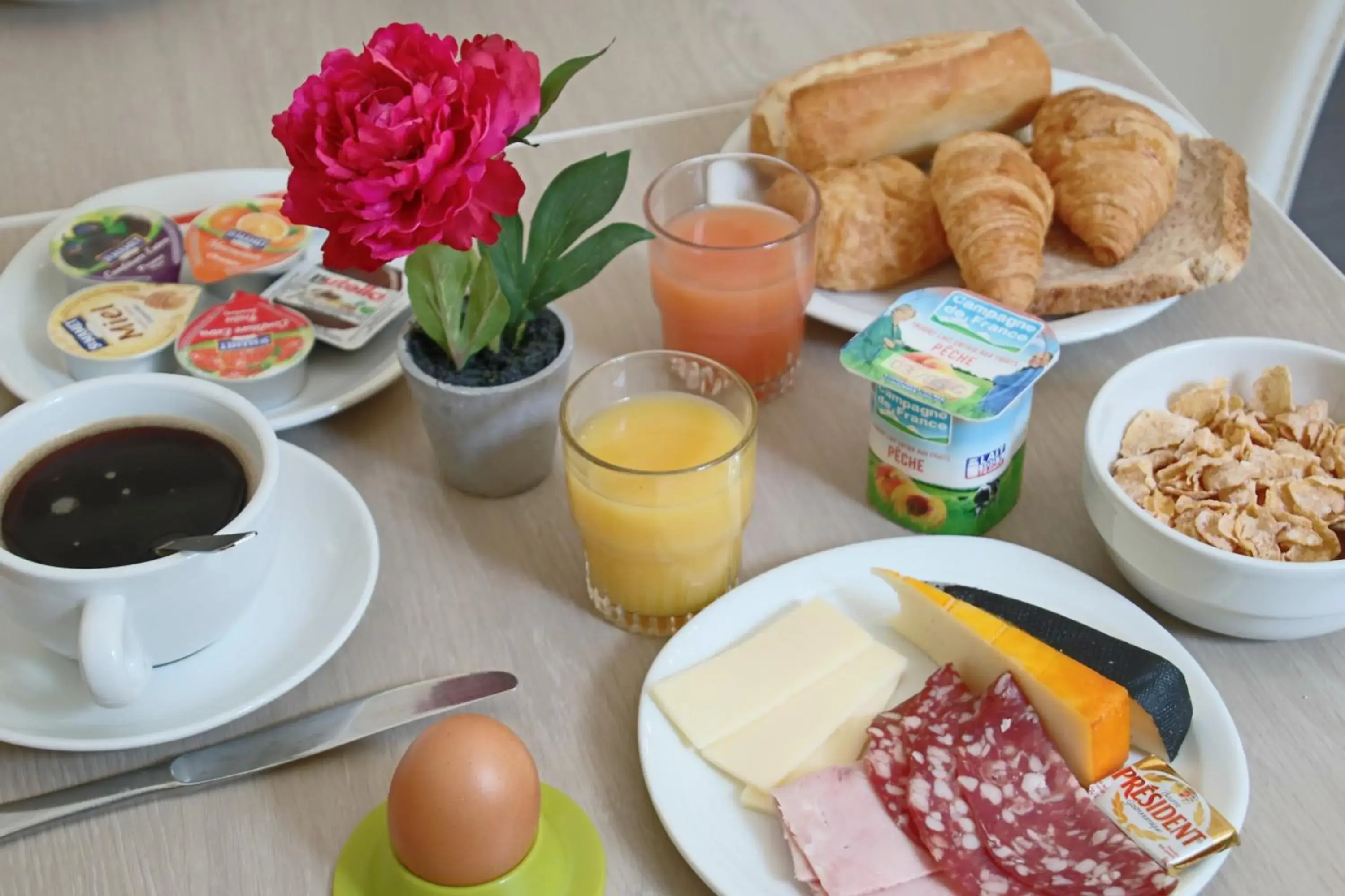 Food and drinks, Breakfast in Hôtel Helvétique