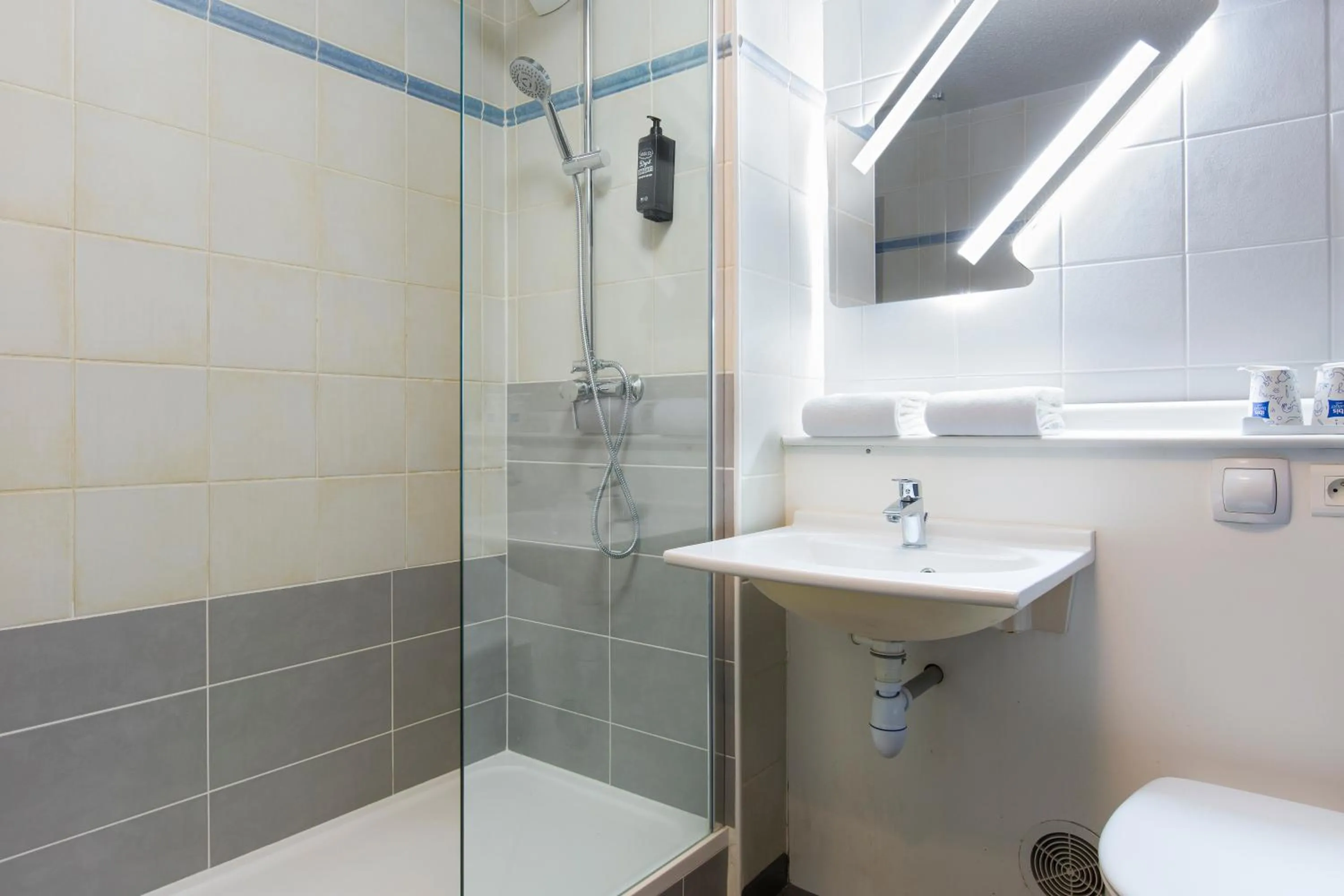 Bathroom in Ibis Budget Fresnes Orly