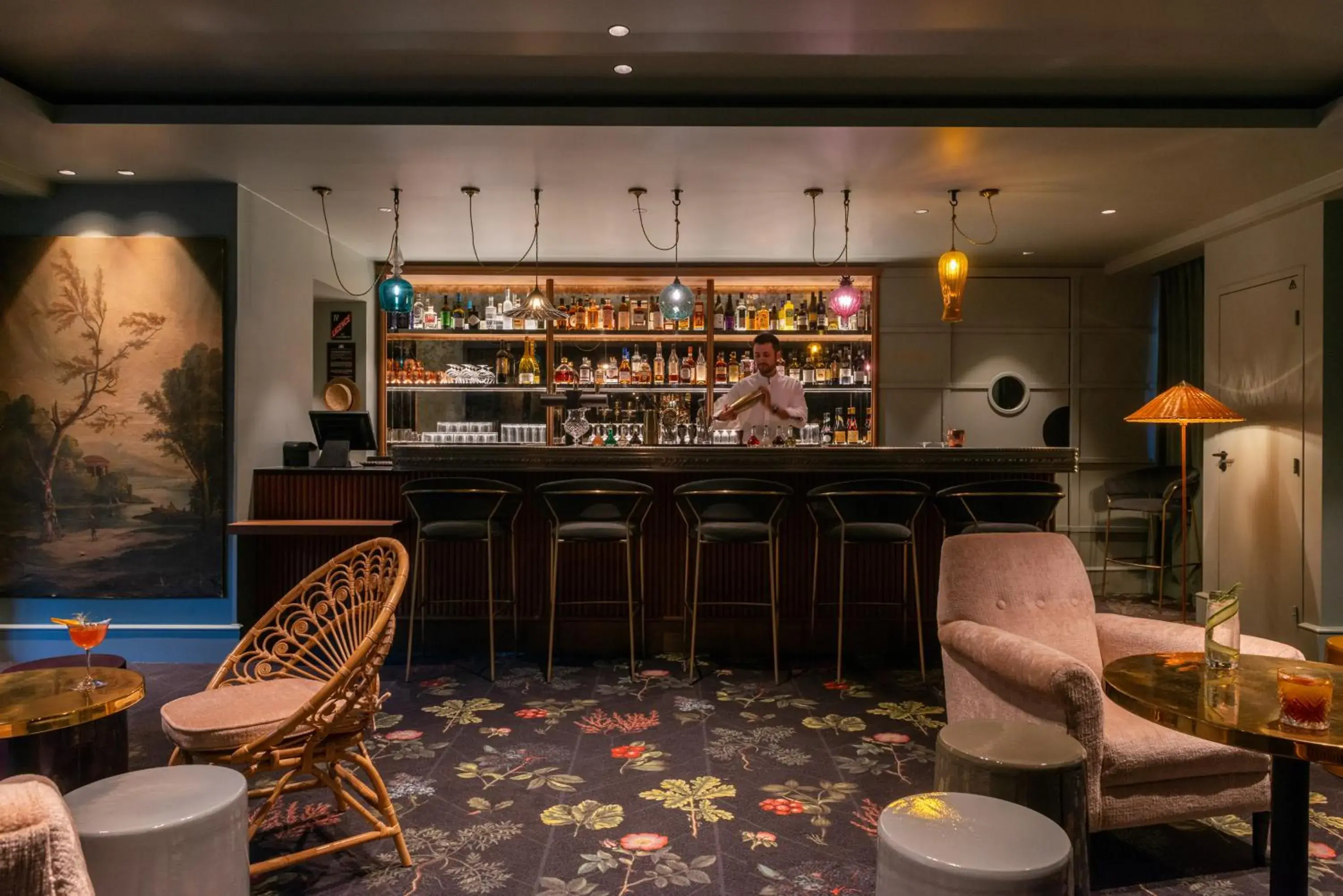 Lounge or bar in Les Etangs de Corot Lounge or bar in Les Etangs de Corot