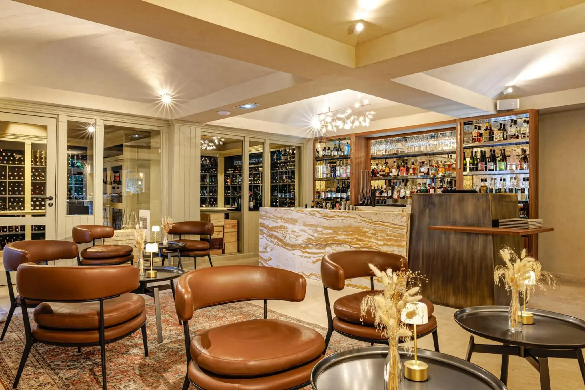 Lounge or bar in Les Etangs de Corot Lounge or bar in Les Etangs de Corot