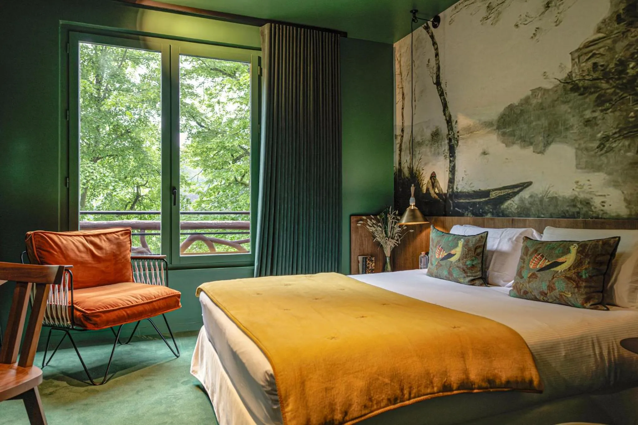 Bedroom, Bed in Les Etangs de Corot