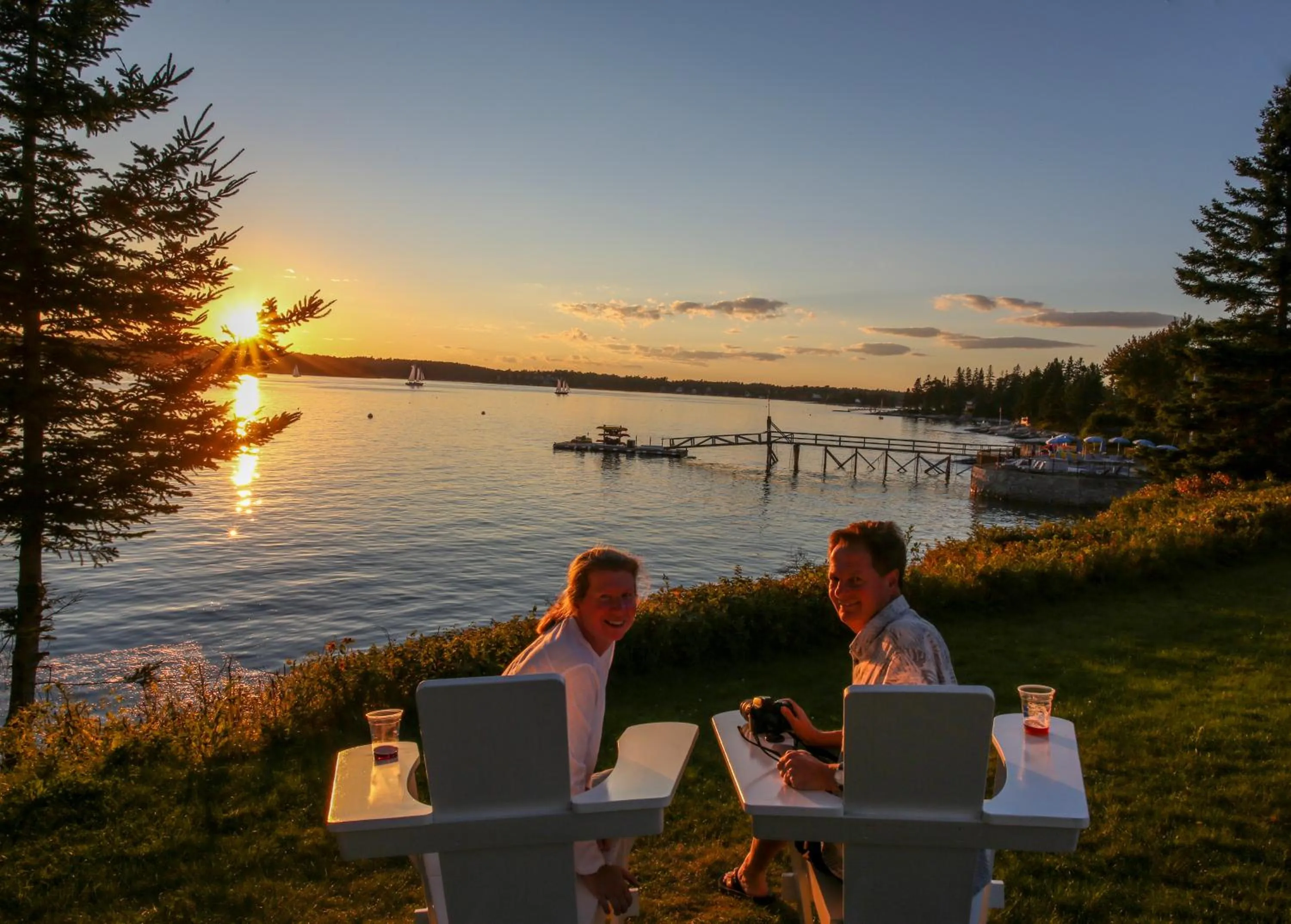 Balcony/Terrace in Spruce Point Inn Resort and Spa