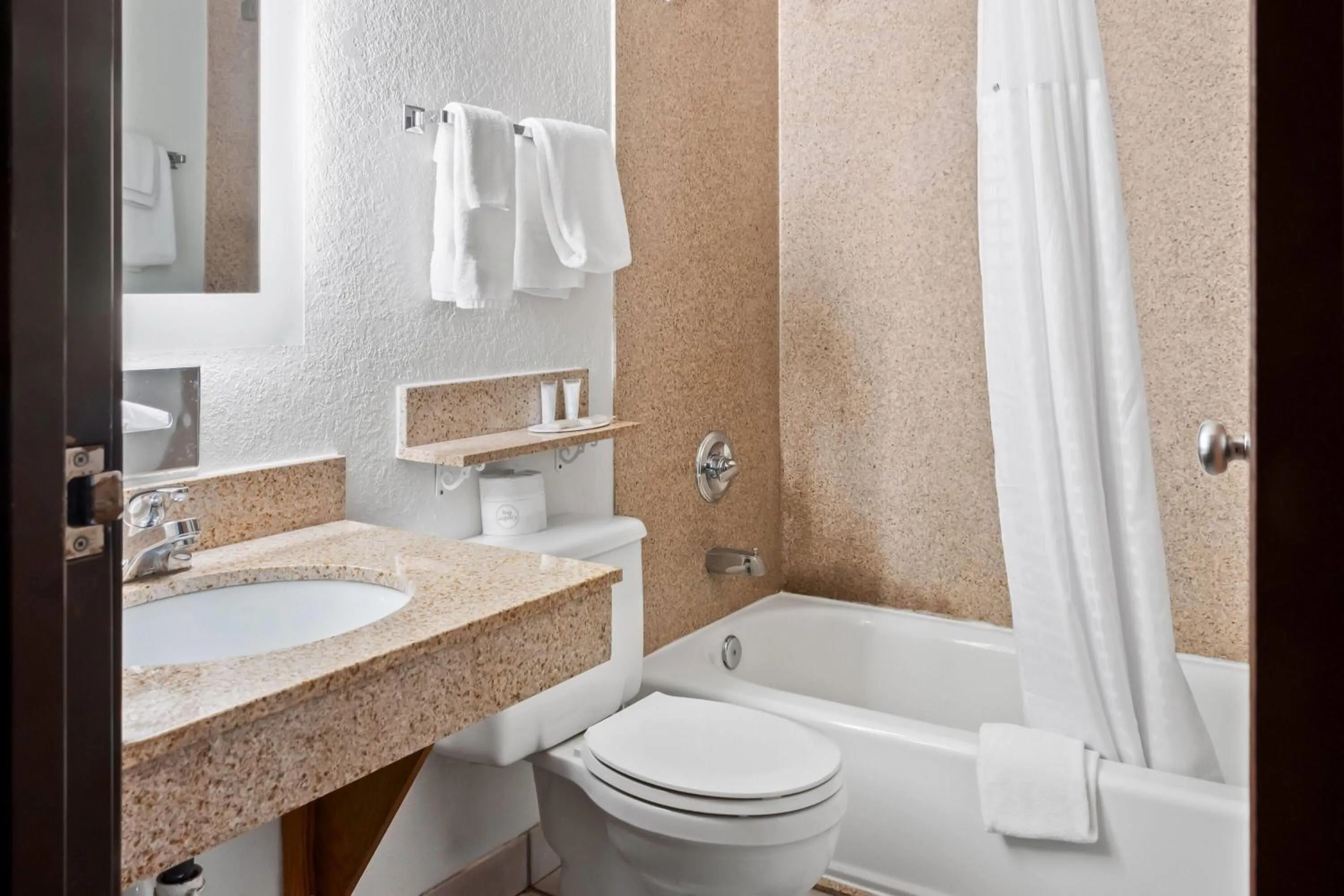 Bathroom in Super 8 by Wyndham Santa Rosa