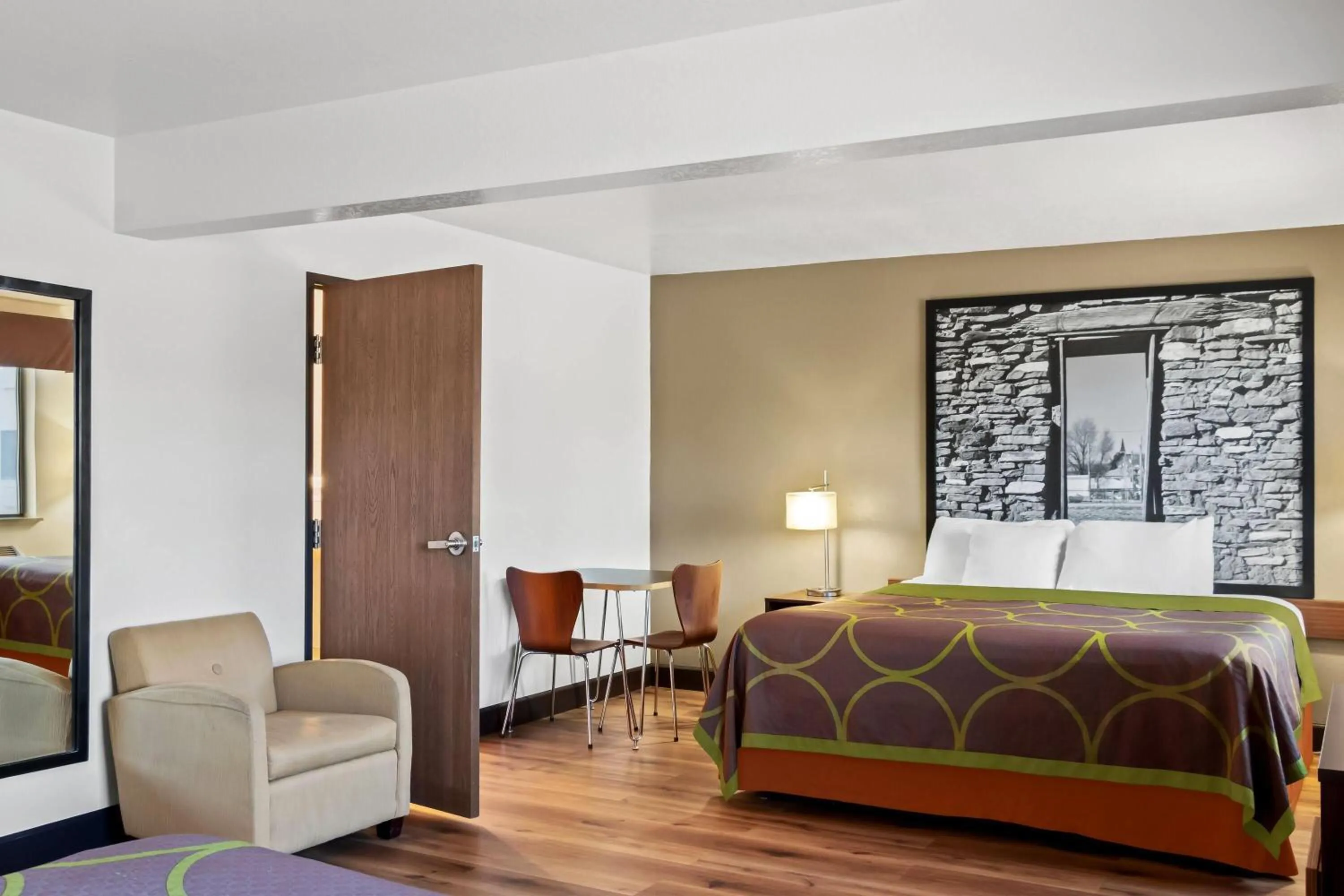 Bed in Super 8 by Wyndham Santa Rosa