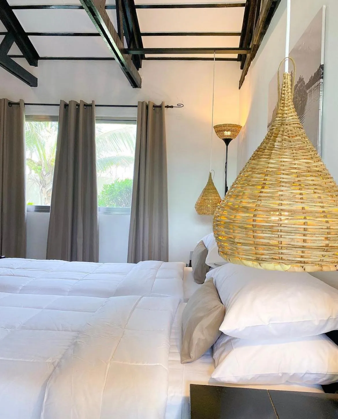 Bed in Sunset Beach Hotel