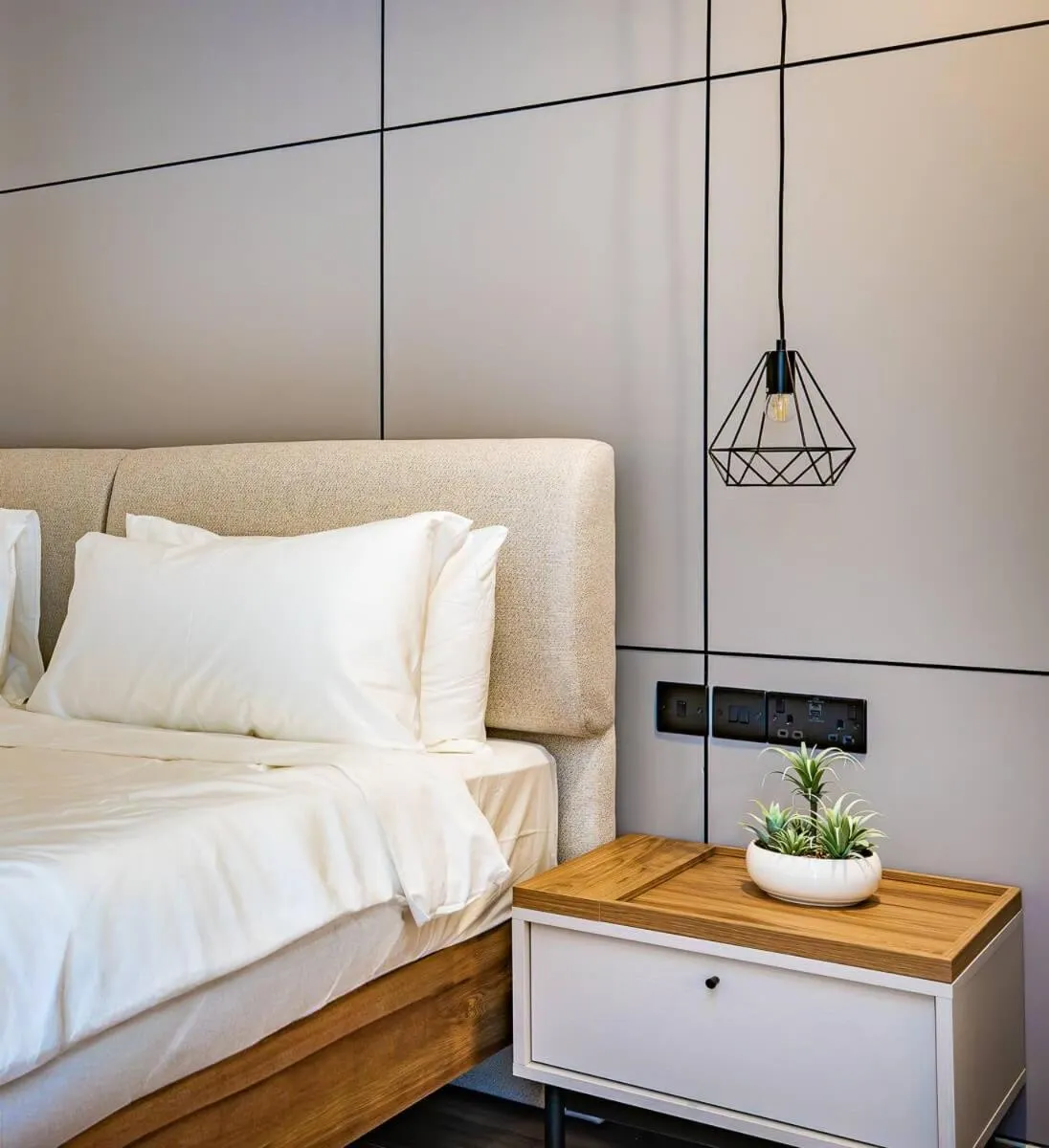 Bed in Sunset Beach Hotel