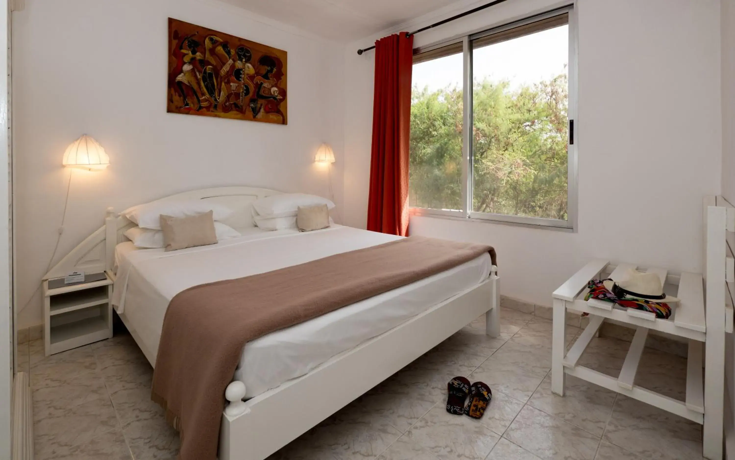 Bed in Sunset Beach Hotel Bed in Sunset Beach Hotel