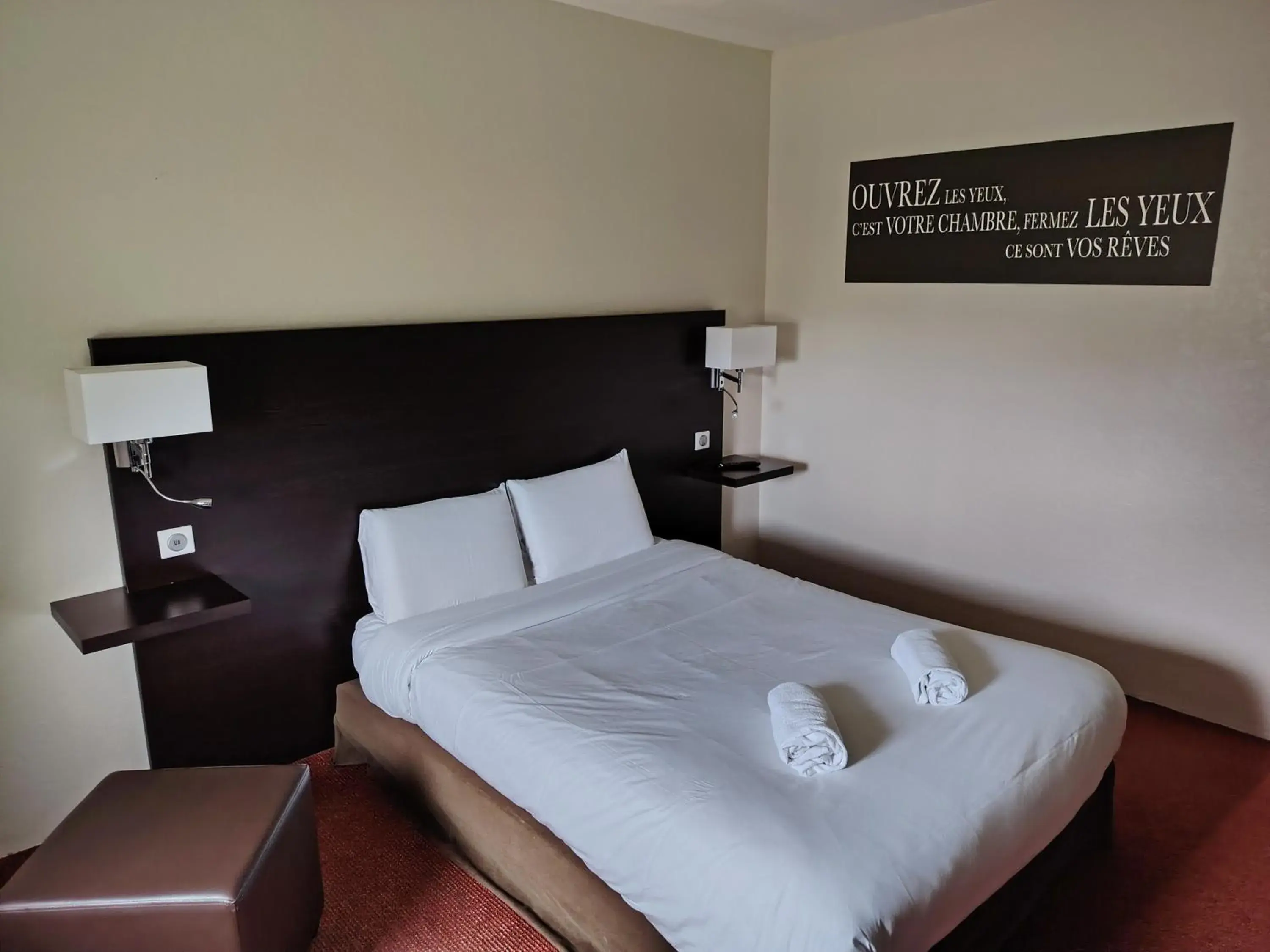 Bed in Kyriad Laon Bed in Kyriad Laon