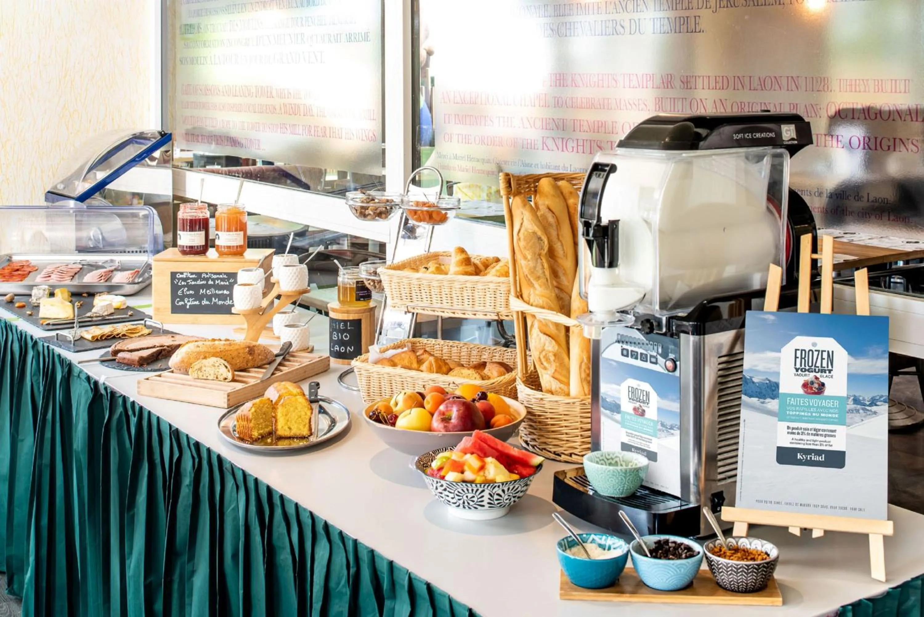 Breakfast in Kyriad Laon