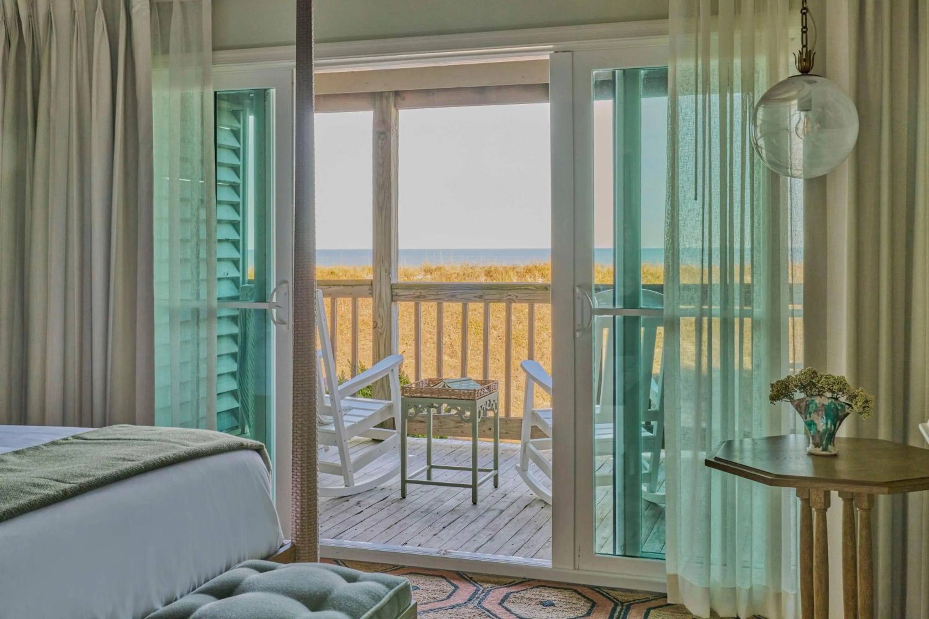 View (from property/room), Bed in The Sanderling