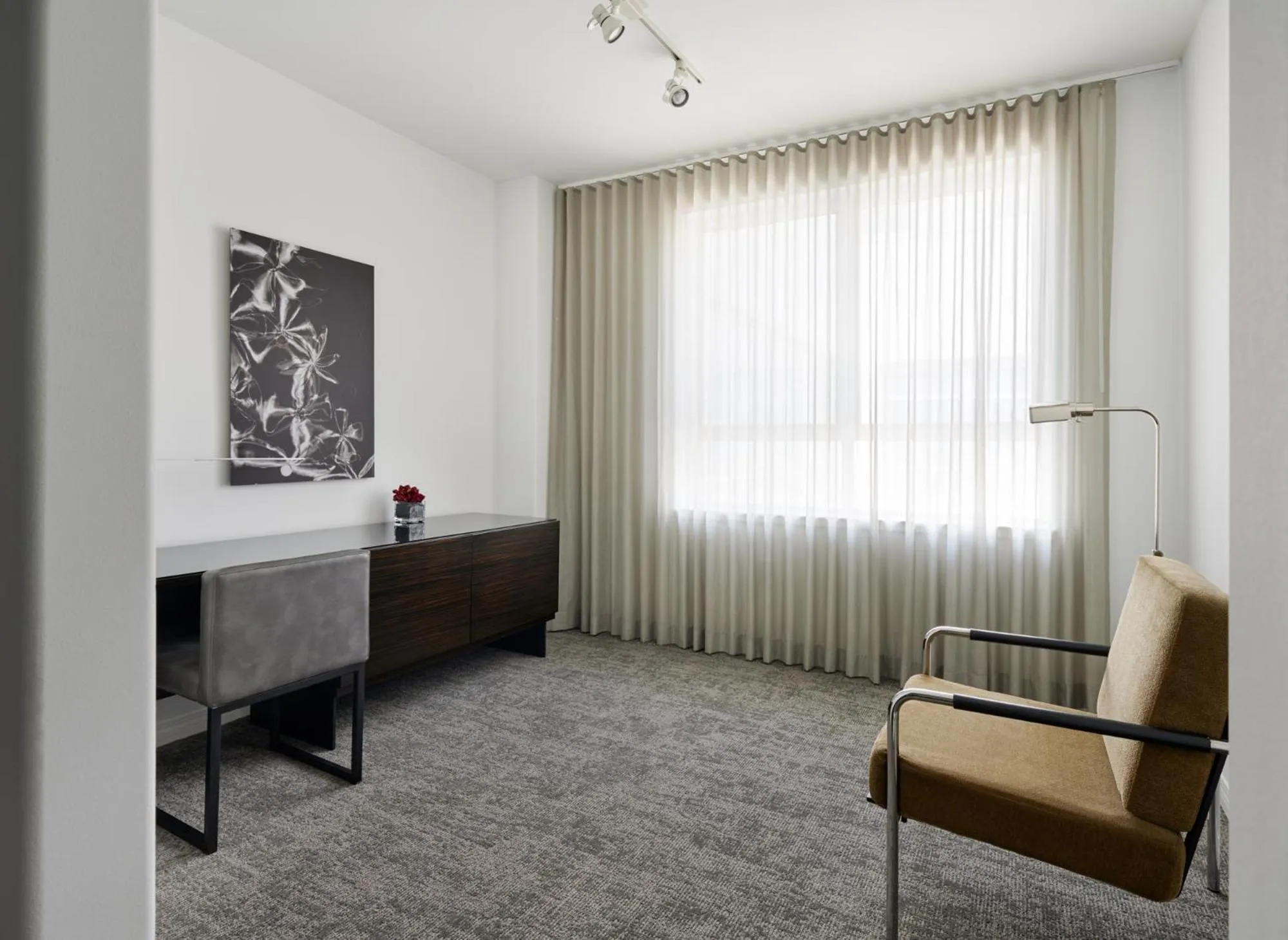 Seating area in AKA Beverly Hills