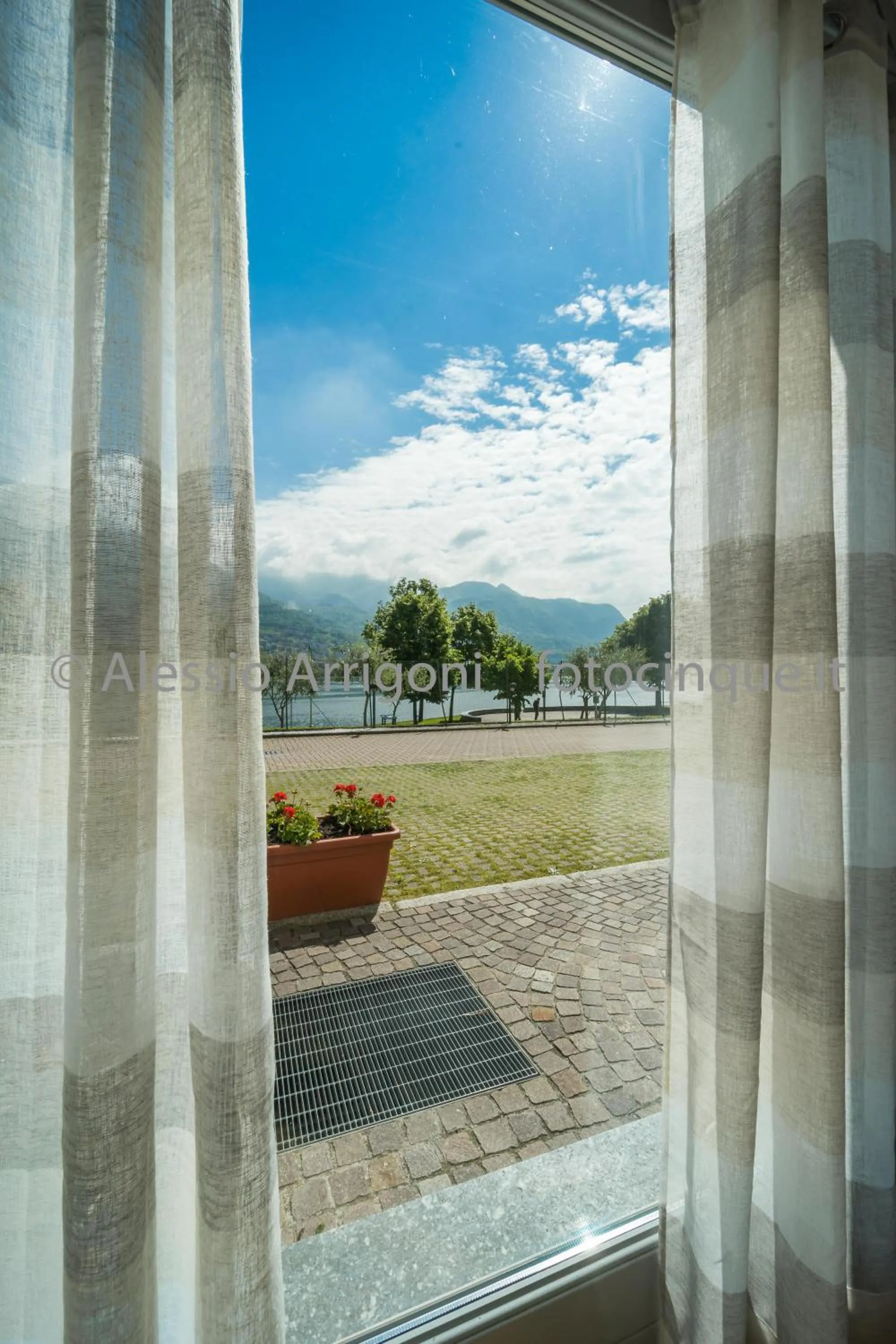 Garden view in BlueLake Inn