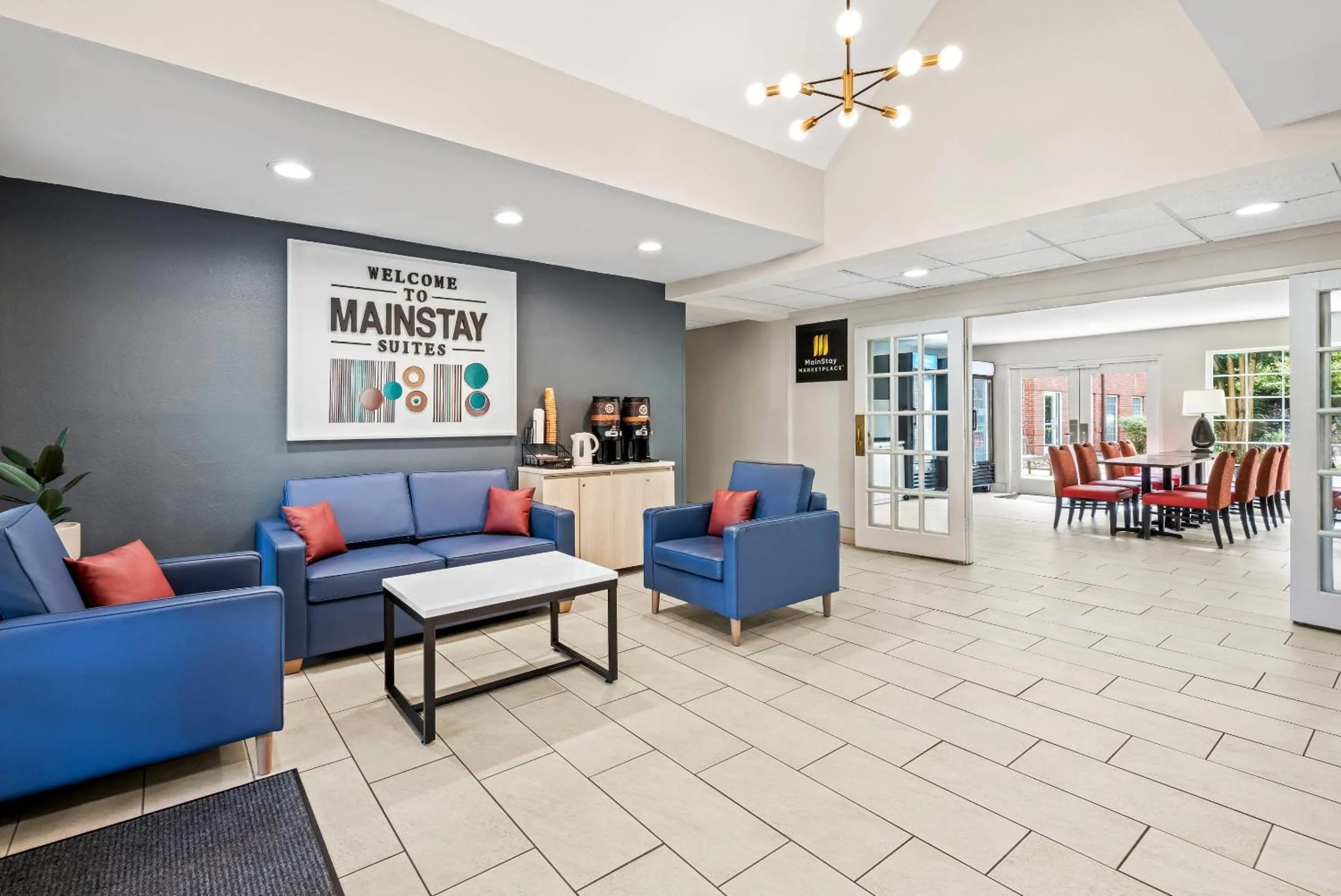 Lobby or reception in MainStay Suites Raleigh North