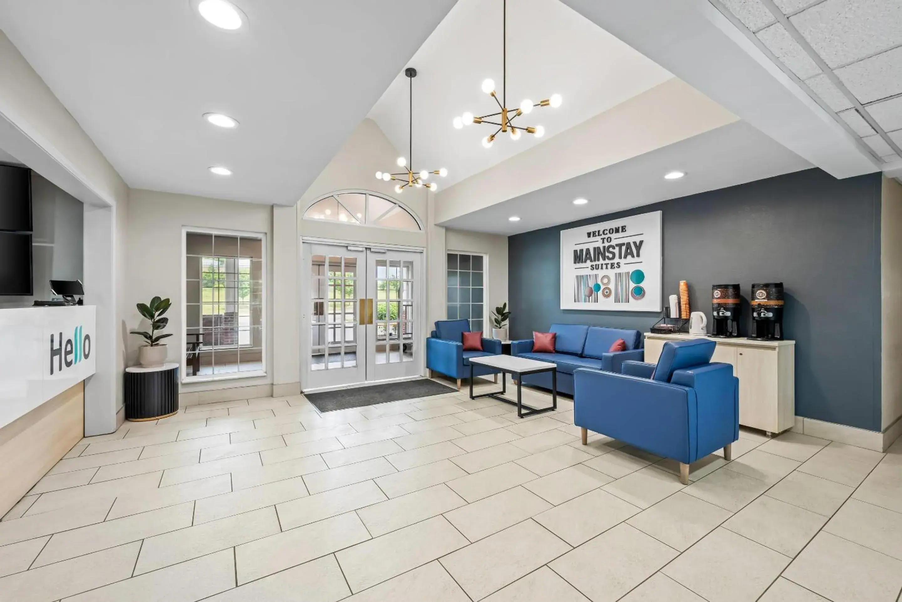 Lobby or reception in MainStay Suites Raleigh North Lobby or reception in MainStay Suites Raleigh North