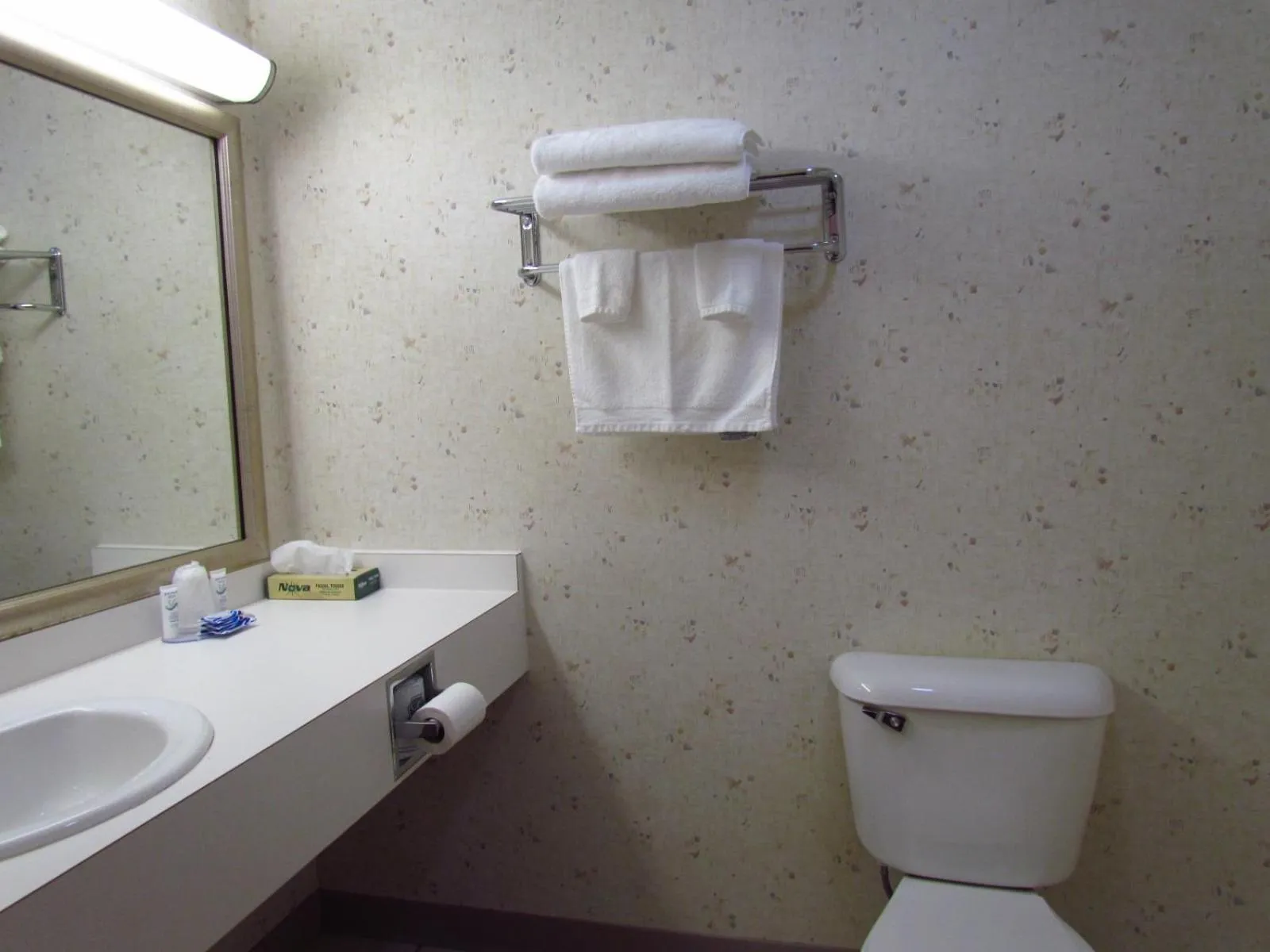 Bathroom in Magnuson Grand Pioneer Inn and Suites