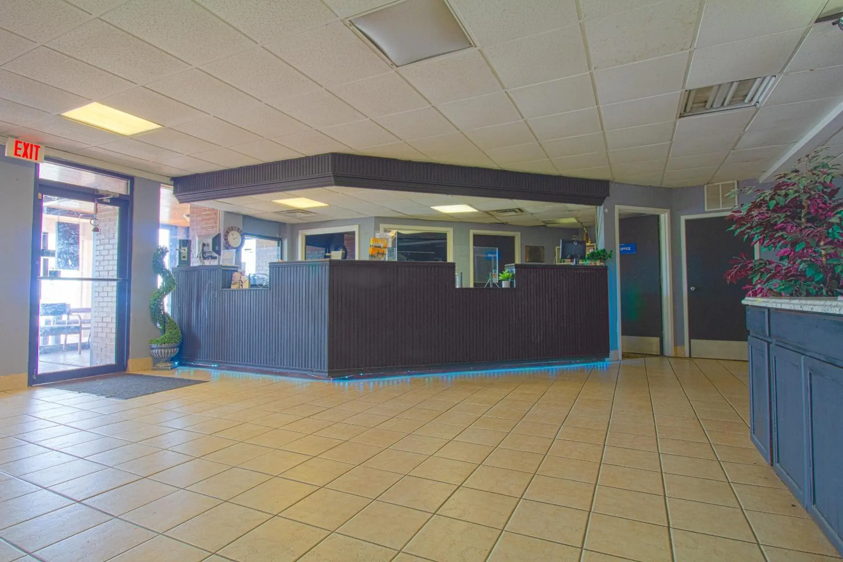 Lobby or reception in American Best Inn By OYO I-35 Perry near Lake McMurtry Lobby or reception in American Best Inn By OYO I-35 Perry near Lake McMurtry