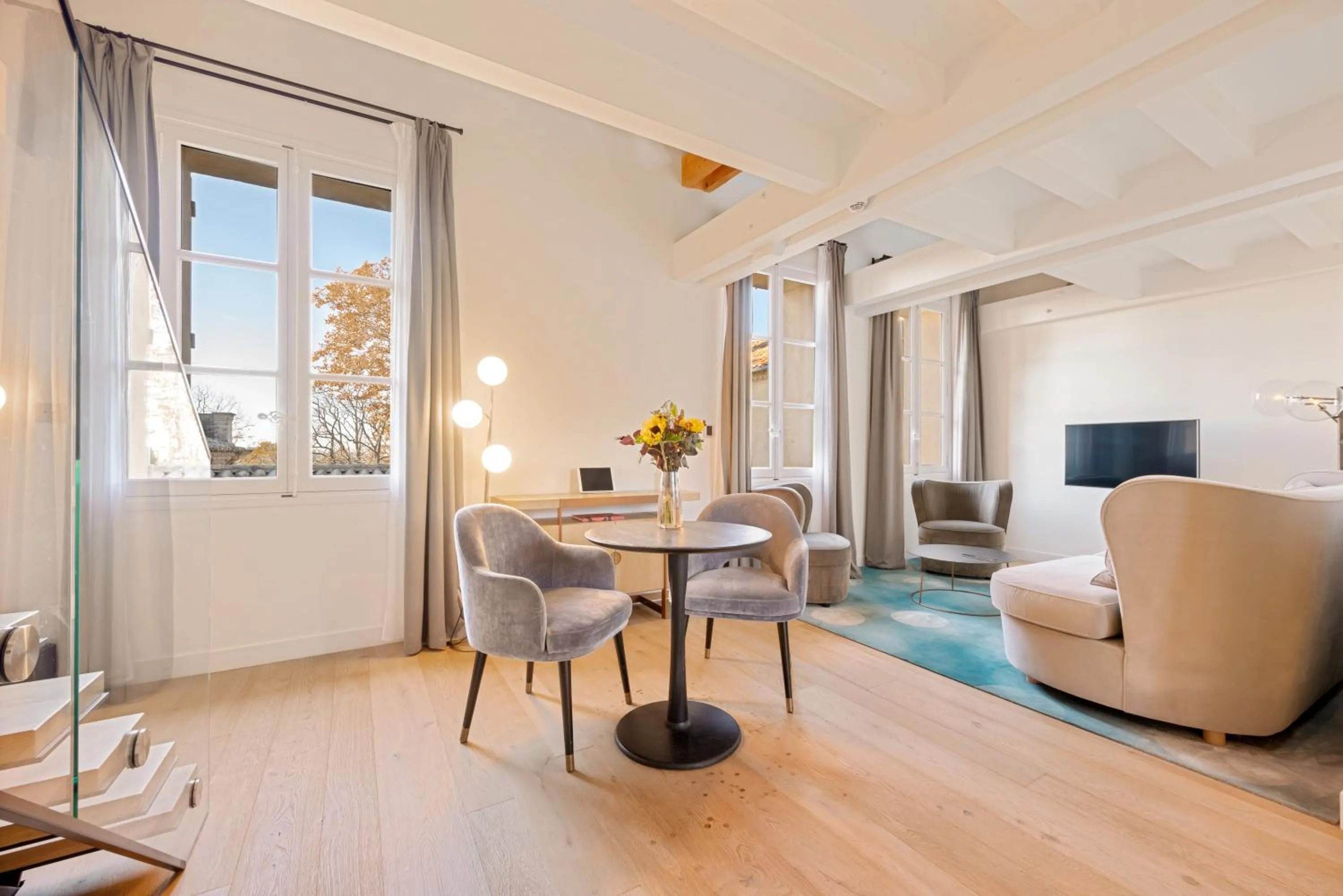 Living room in Château de la Gaude