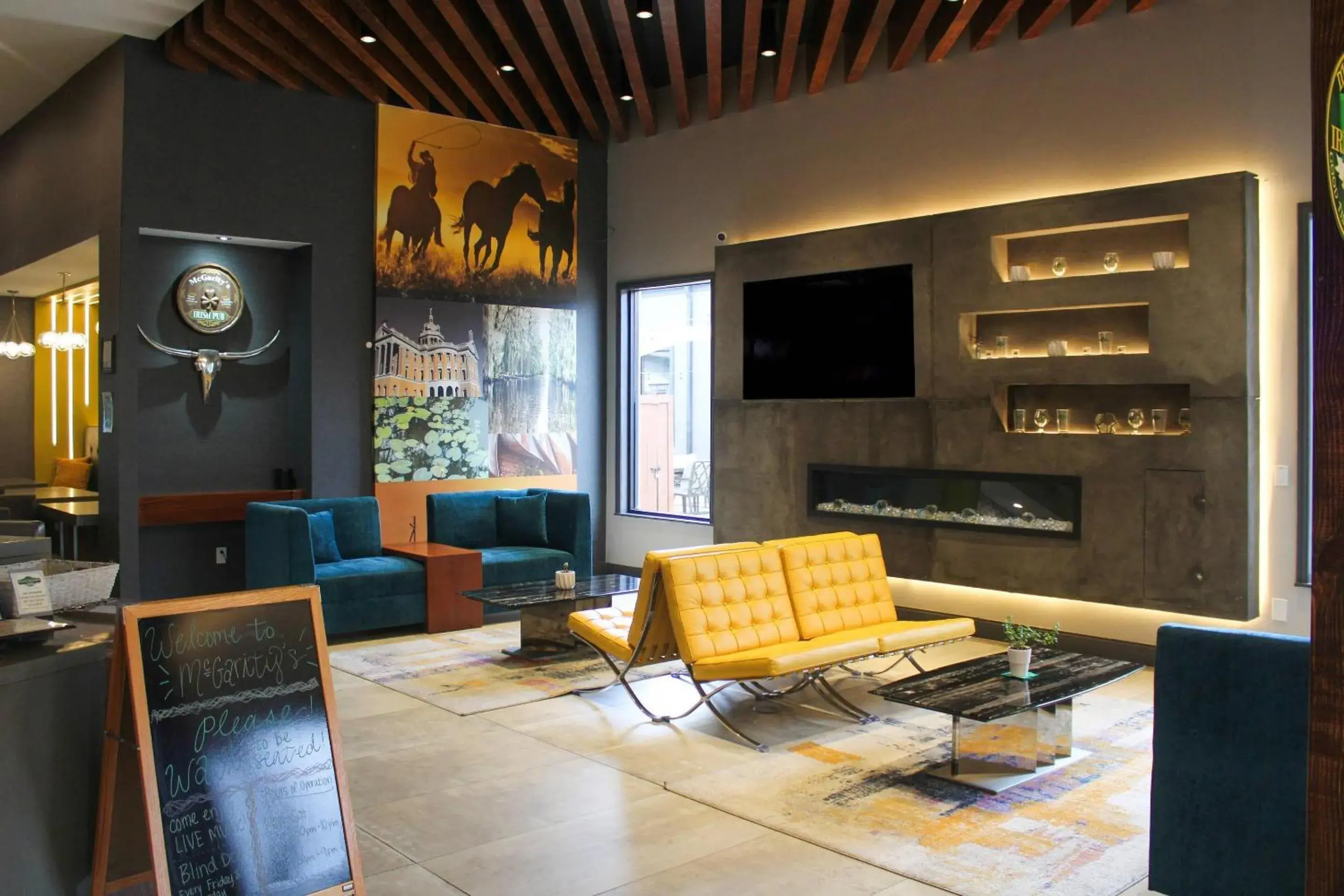 Lobby or reception in Clarion Pointe Marshall Lobby or reception in Clarion Pointe Marshall