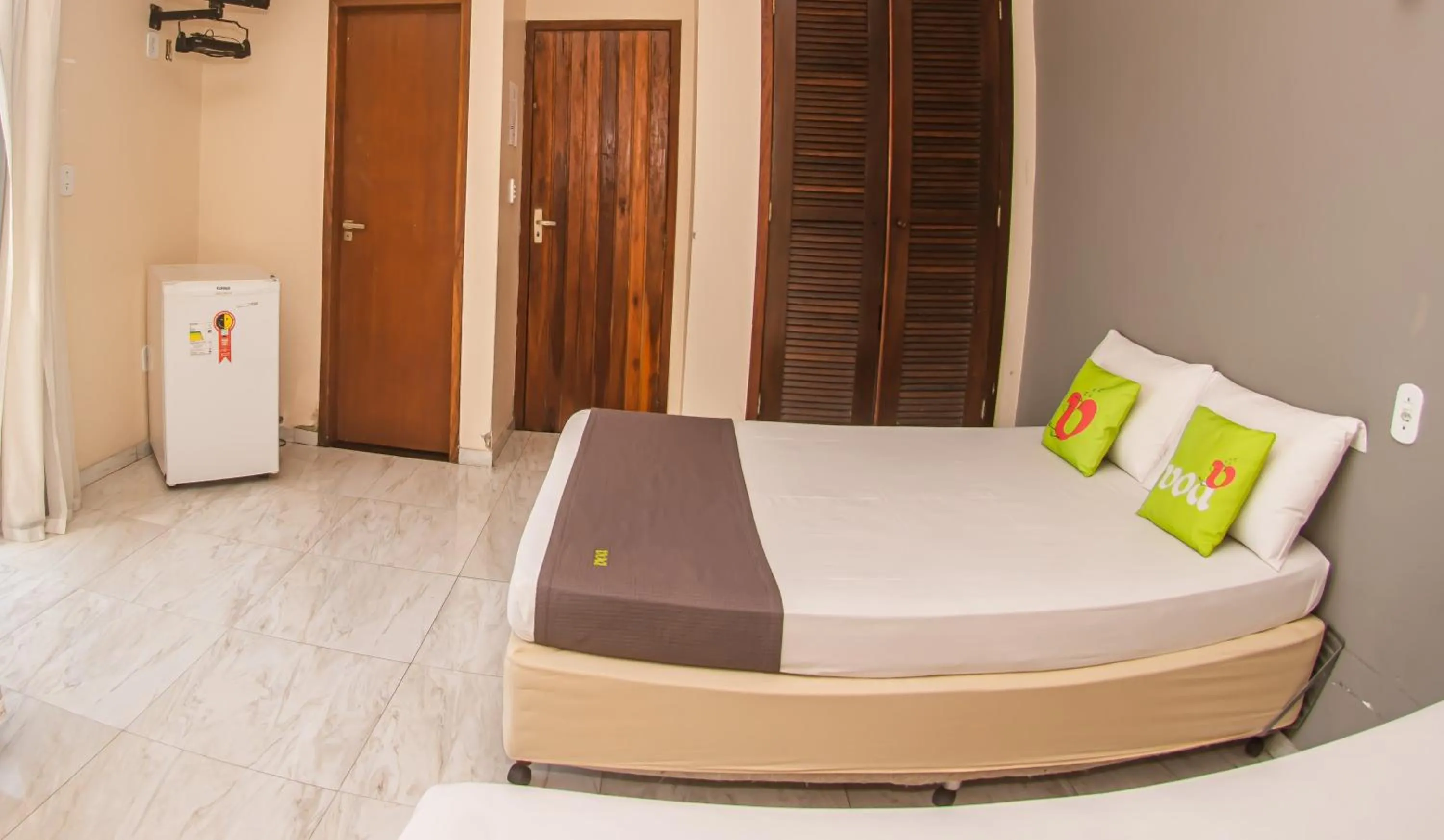 Bed in Pousada Pargos