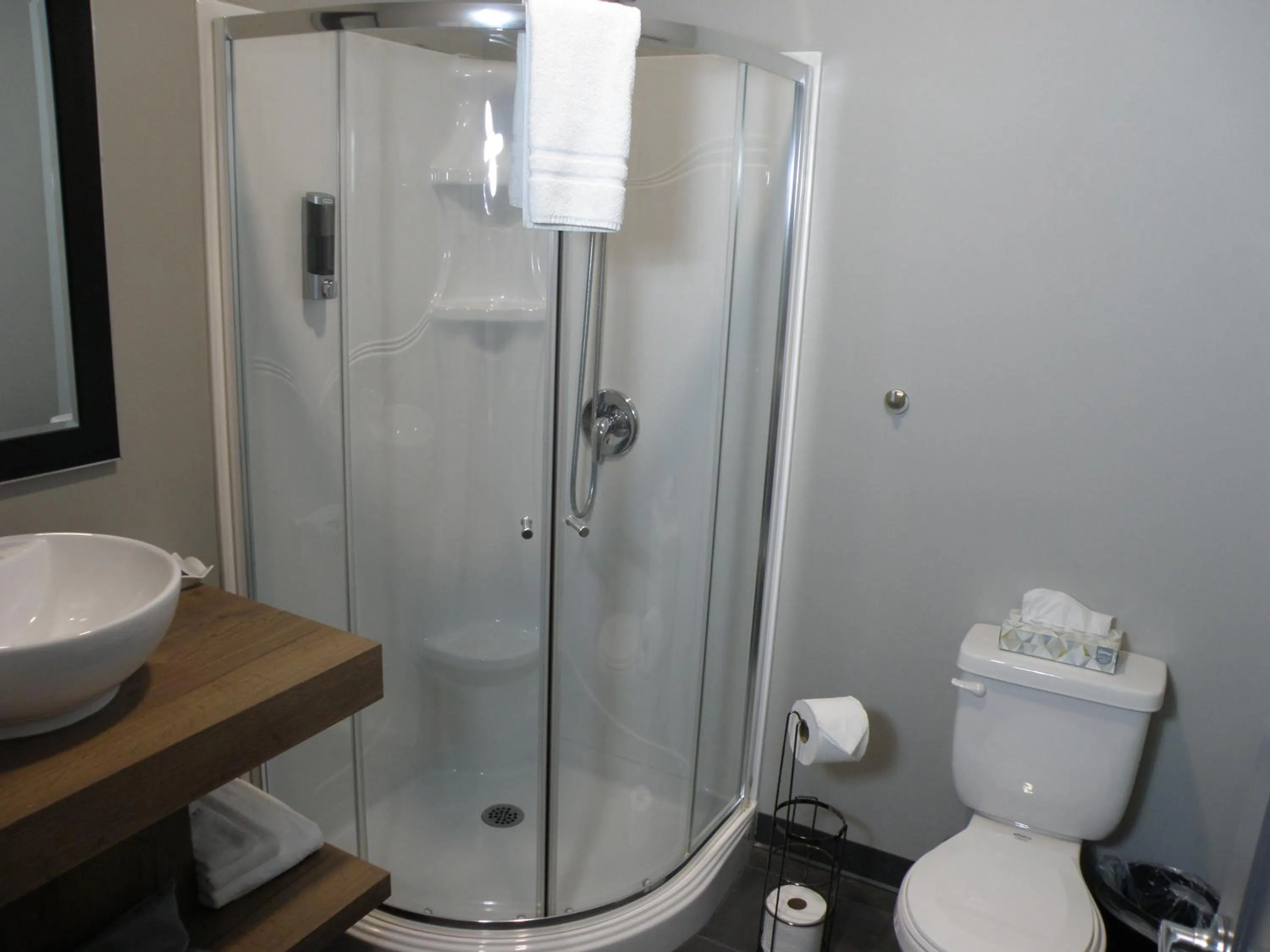 Shower in Motel Hotelia