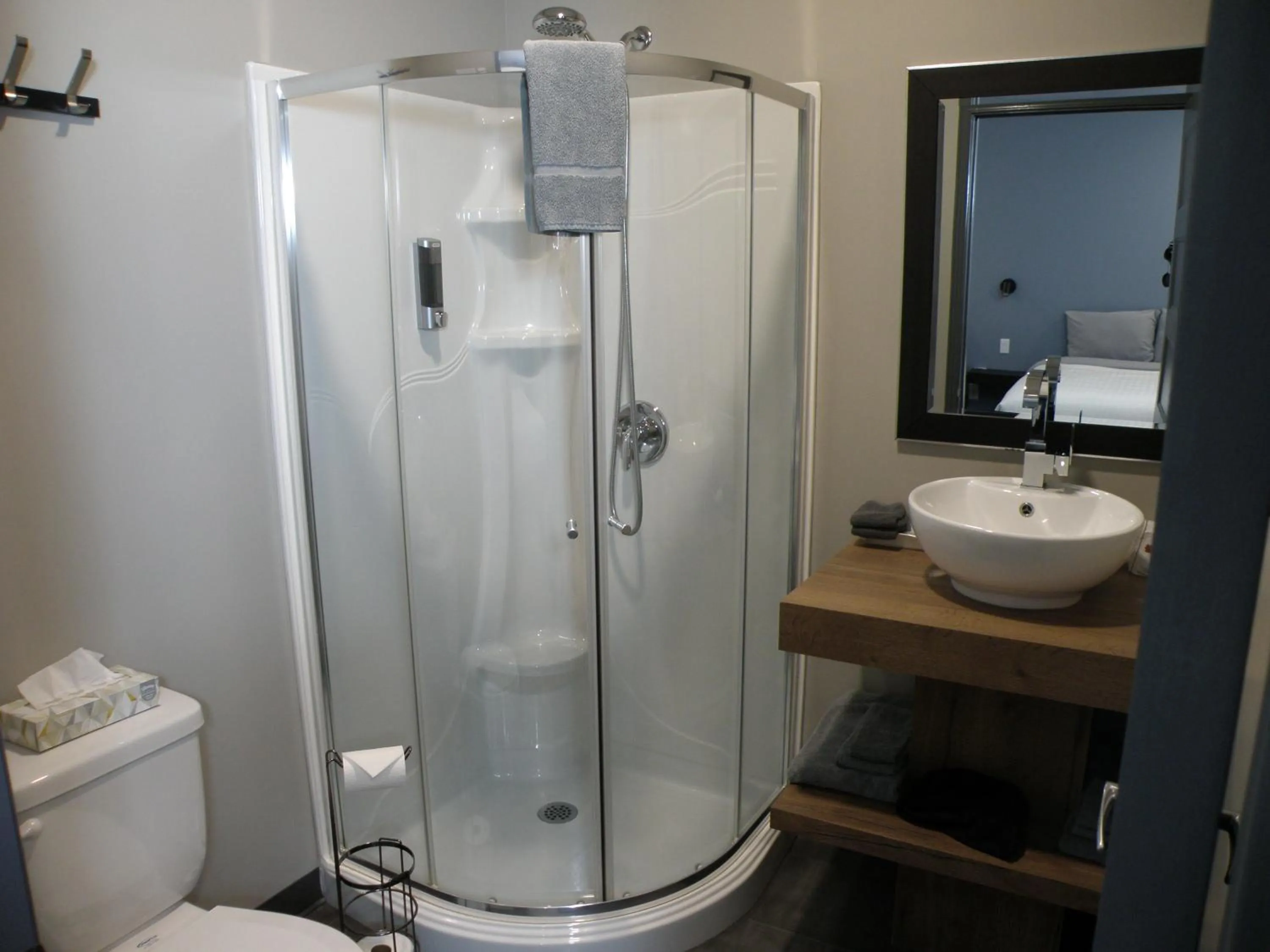 Shower in Motel Hotelia