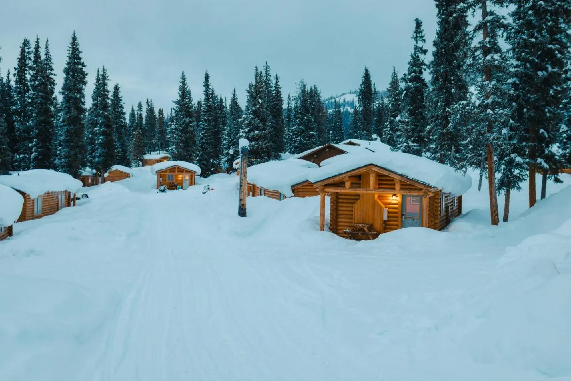Property building in Togwotee Mountain Lodge Property building in Togwotee Mountain Lodge