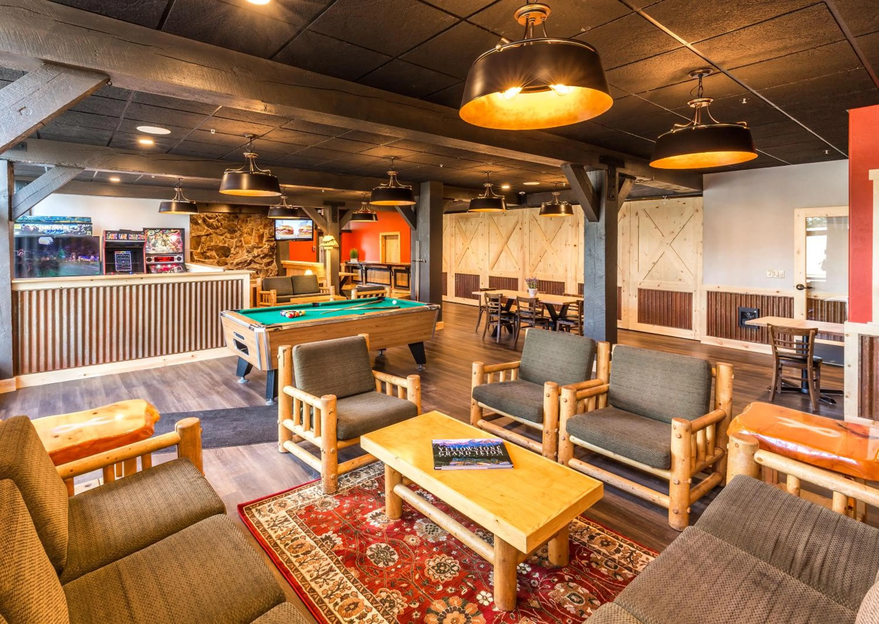 Game Room in Togwotee Mountain Lodge