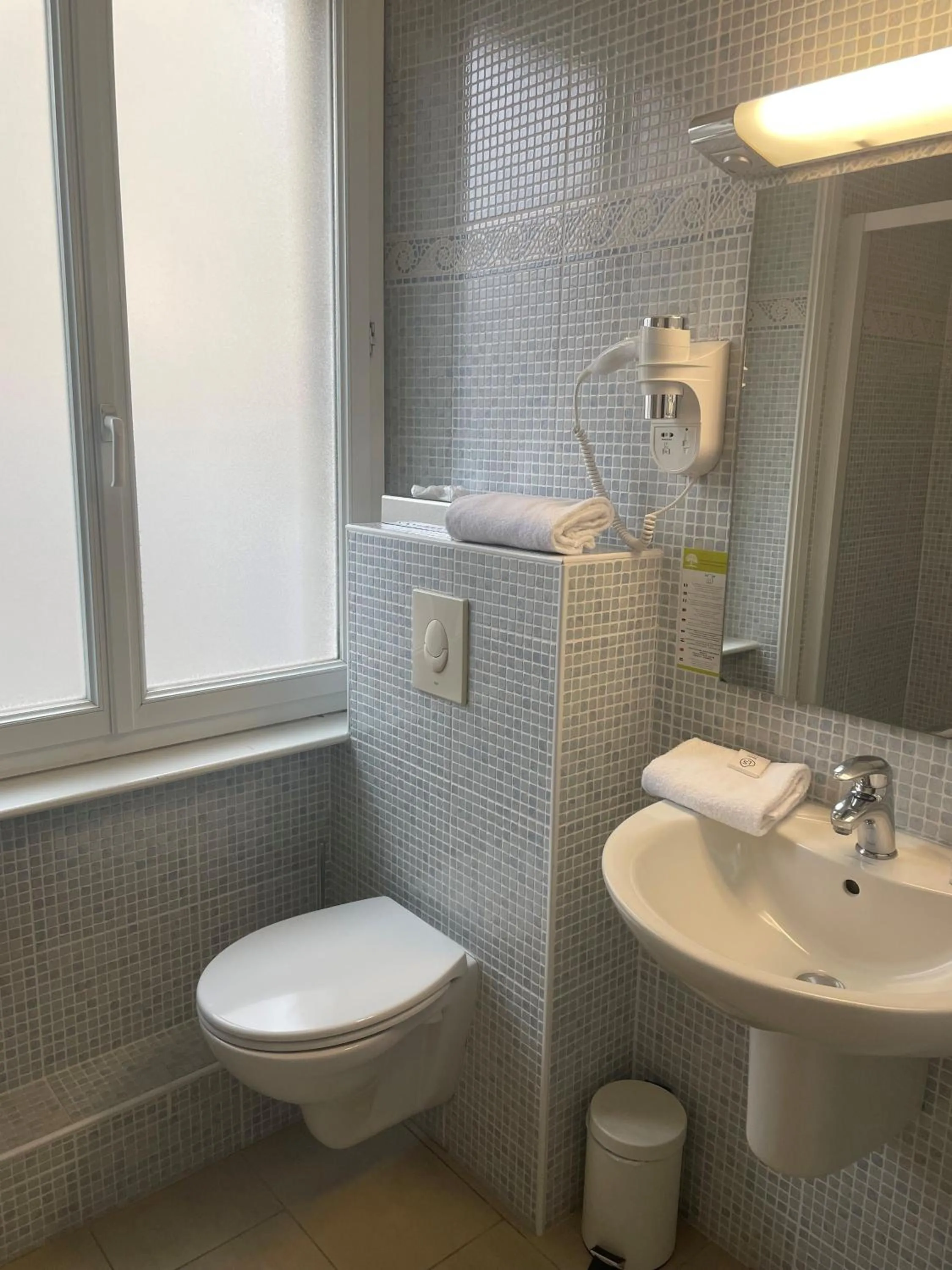 Toilet in Hotel Ajoncs d'Or