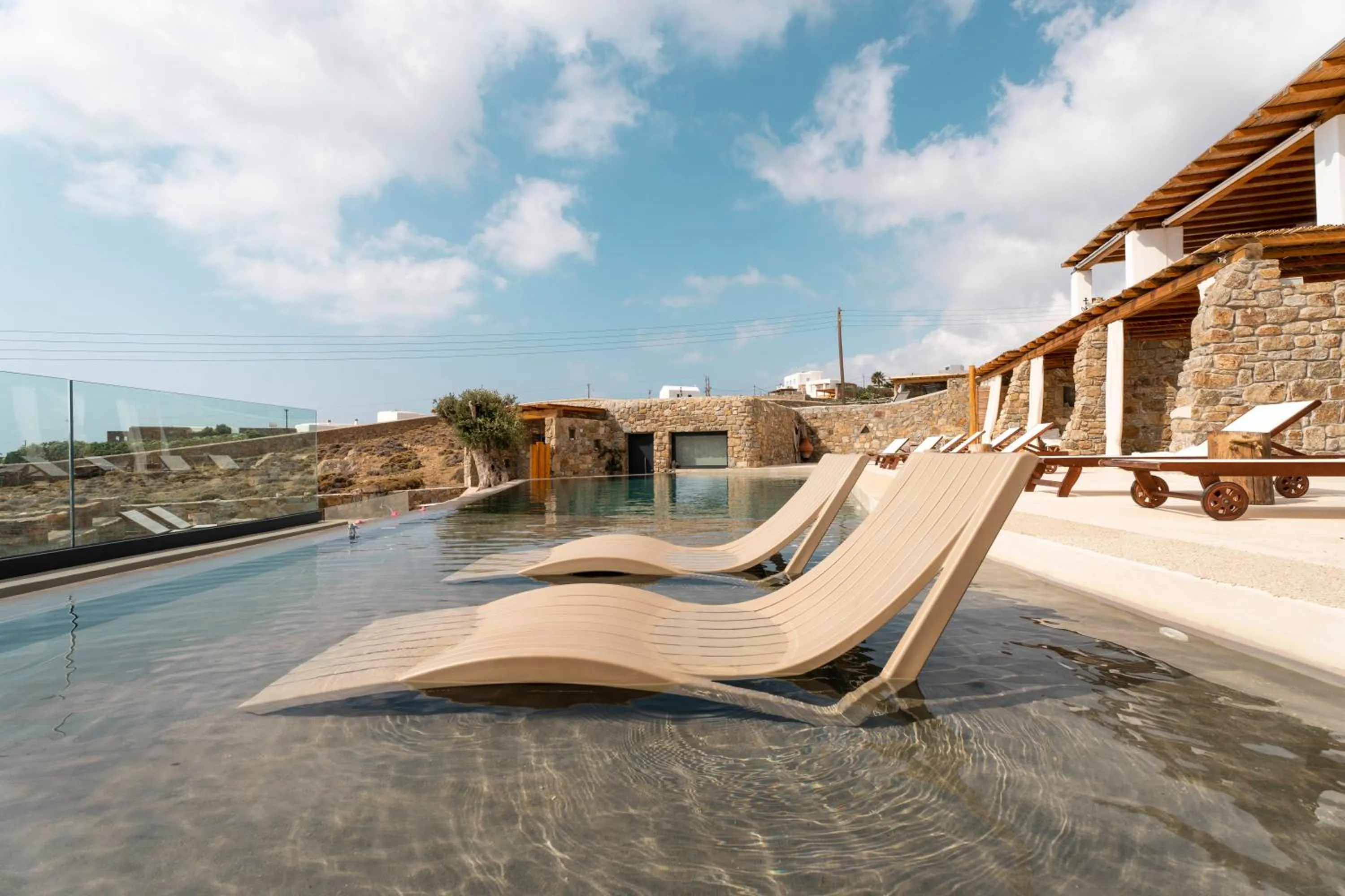 Swimming pool in M-Vibes Mykonos Suites