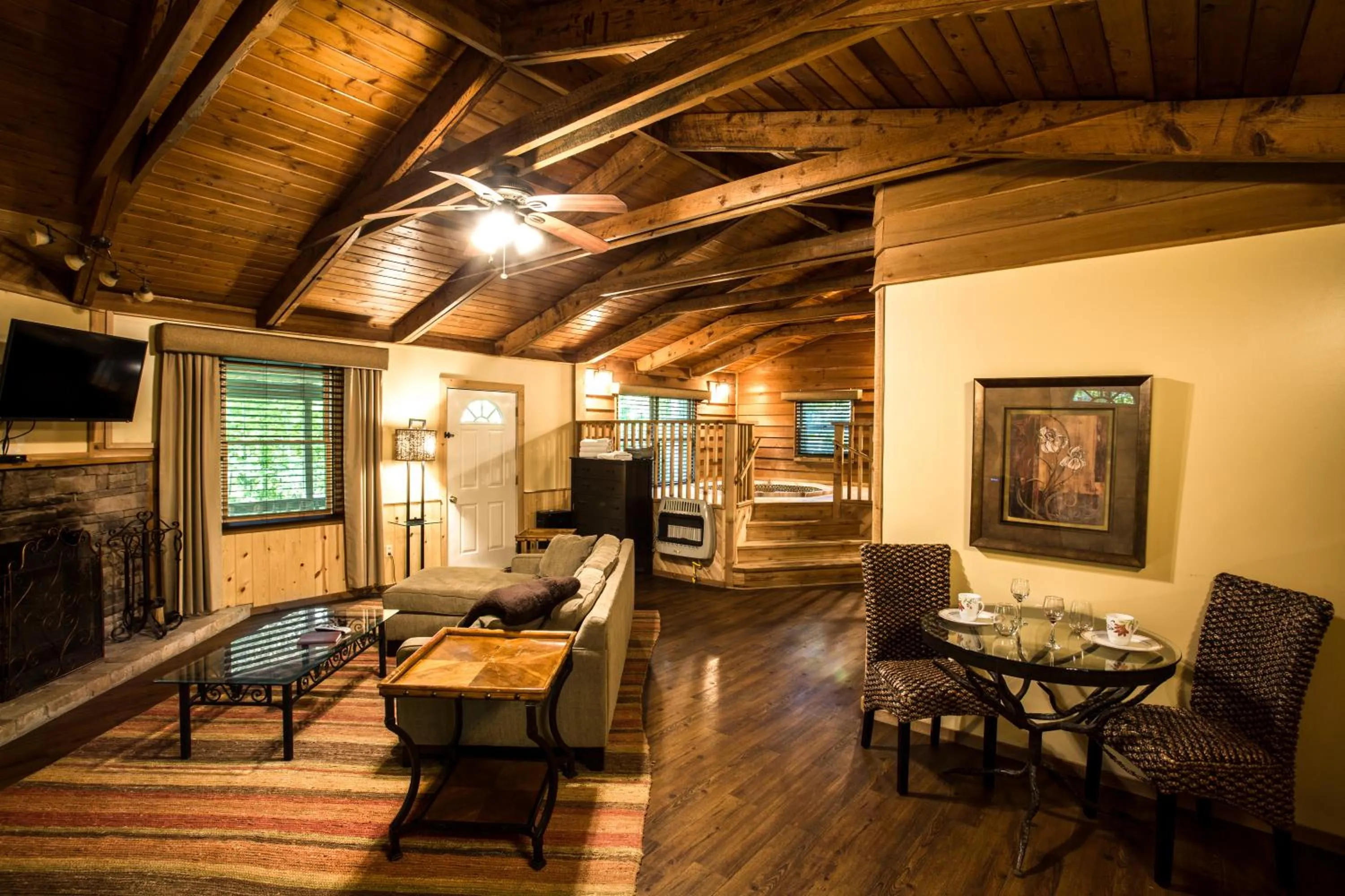 Living room in Forrest Hills Mountain Resort