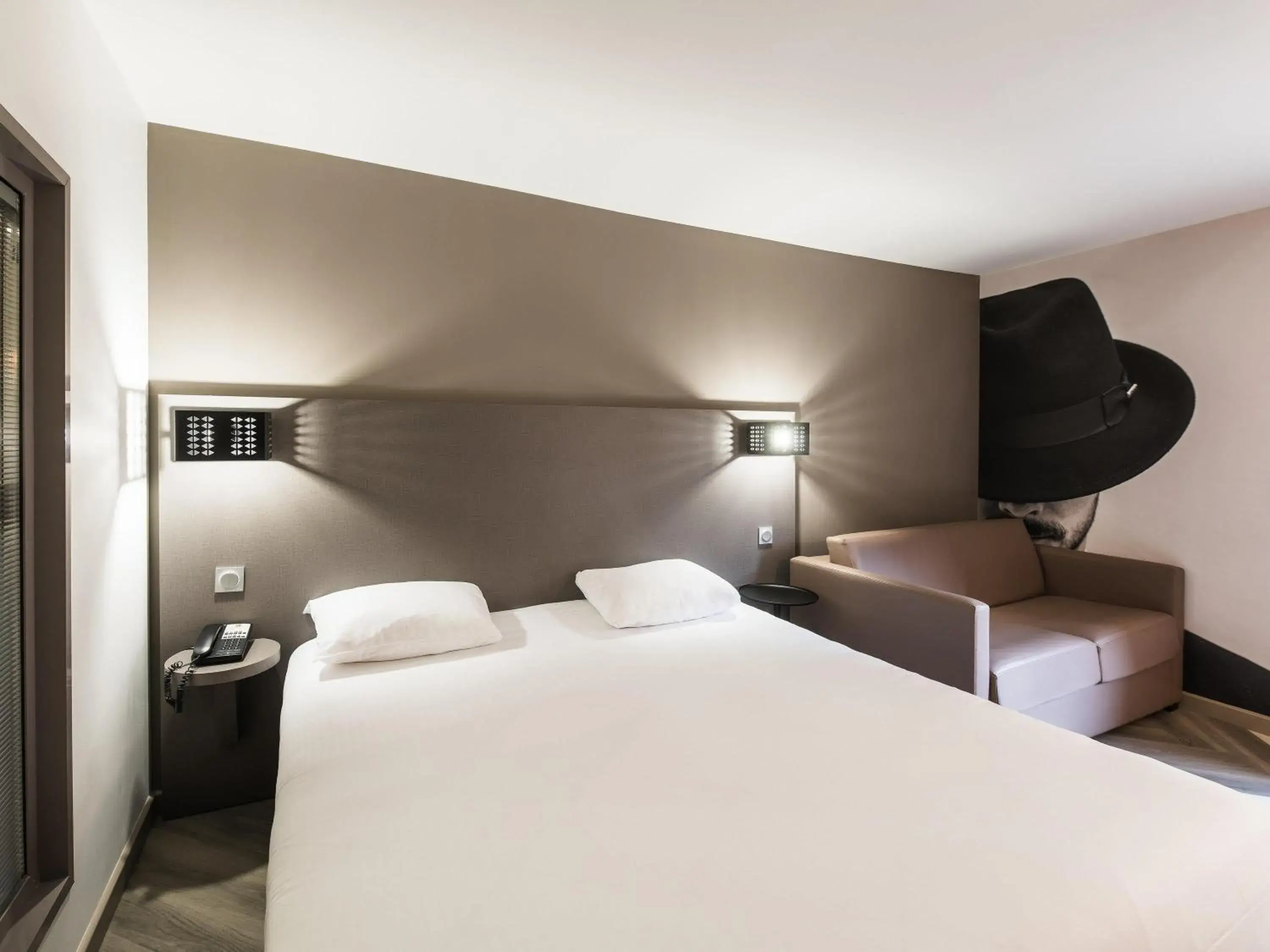 Bedroom, Bed in Ibis Styles Nice Centre Port Bedroom, Bed in Ibis Styles Nice Centre Port