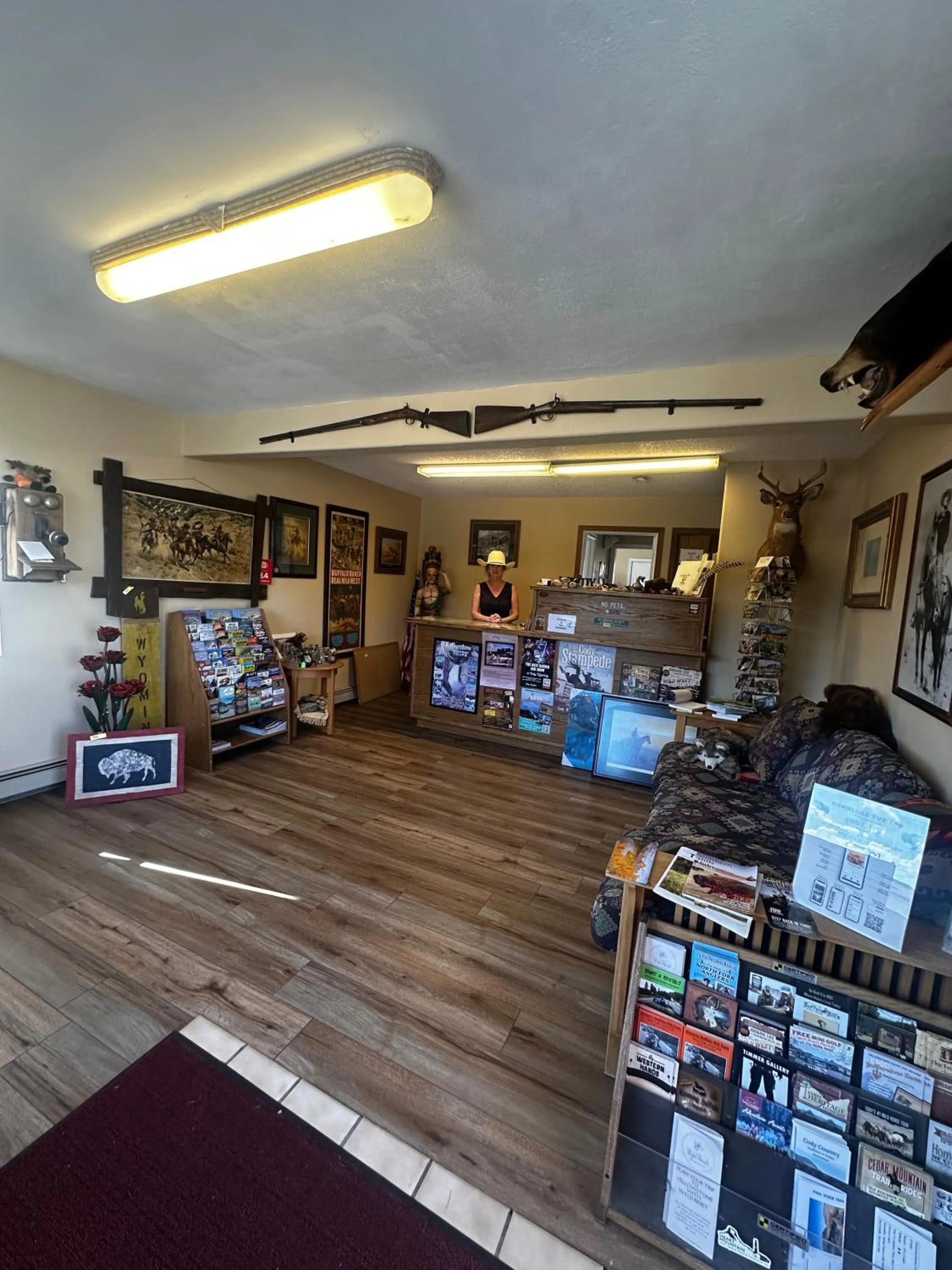 Lobby or reception in A Western Rose