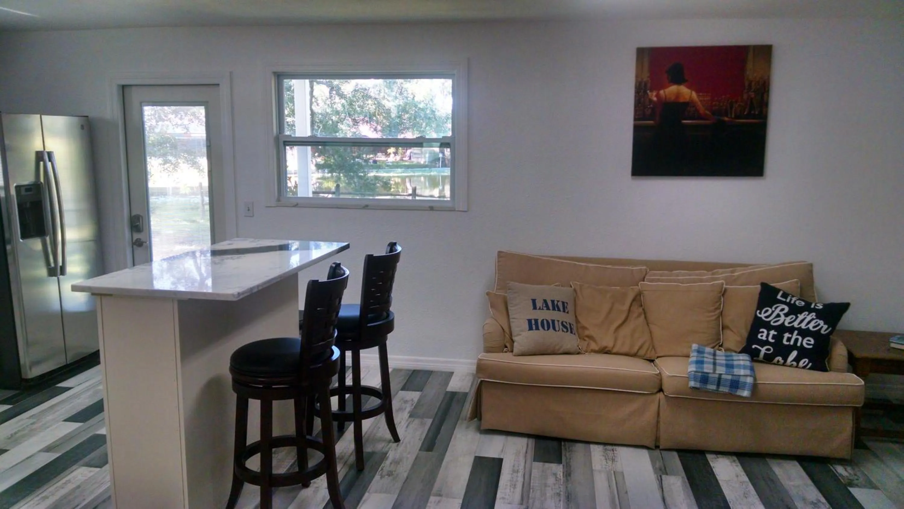 Living room in Tampa Lakehouse