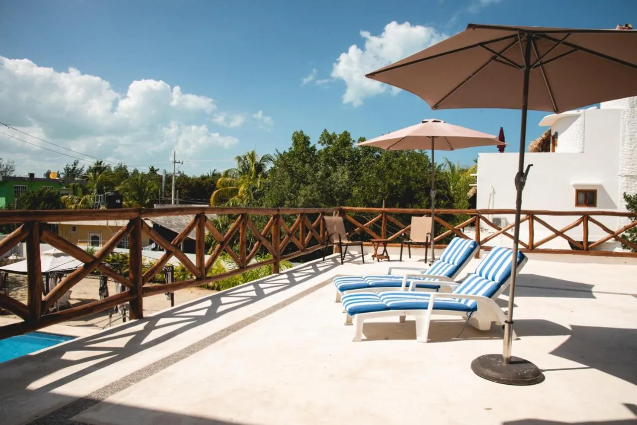 Balcony/Terrace in Villas Palmar Holbox