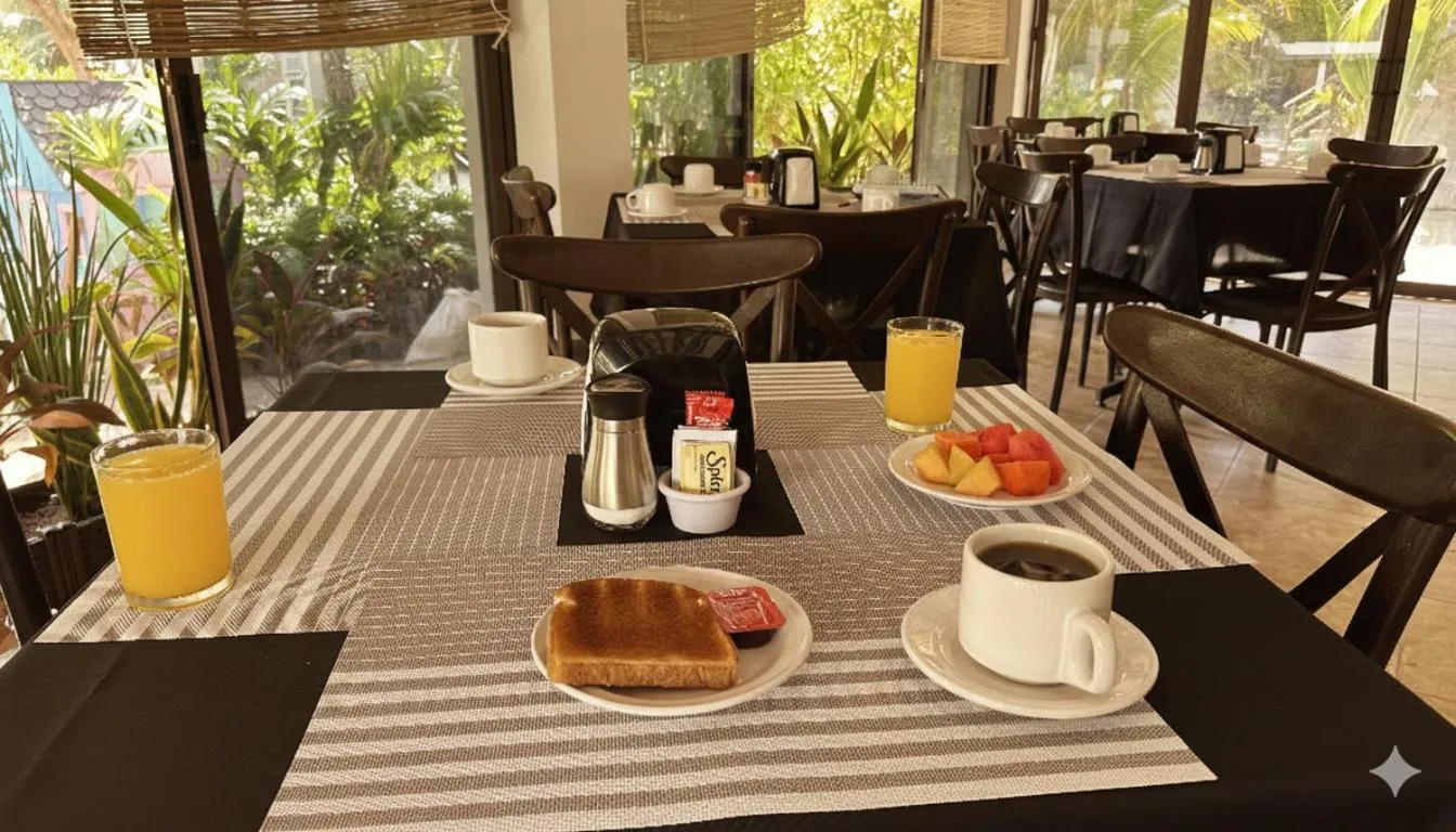 Breakfast in Villas Palmar Holbox