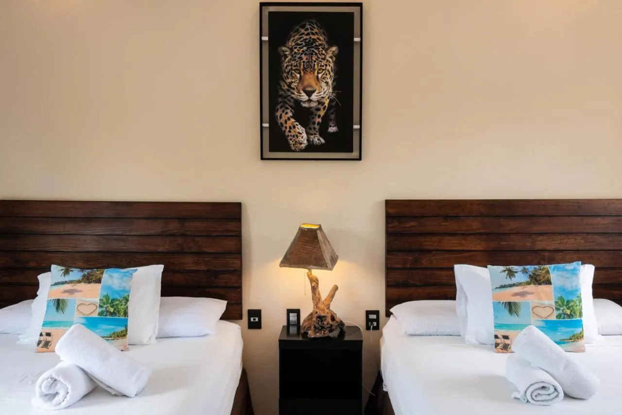 Bed in Villas Palmar Holbox