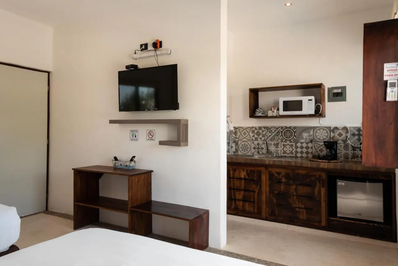 Bedroom, Bed in Villas Palmar Holbox