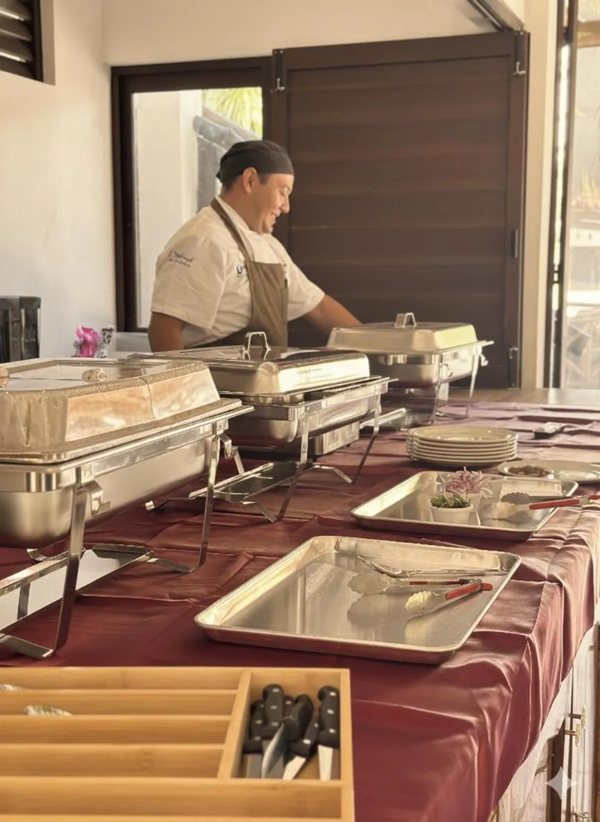 Breakfast in Villas Palmar Holbox