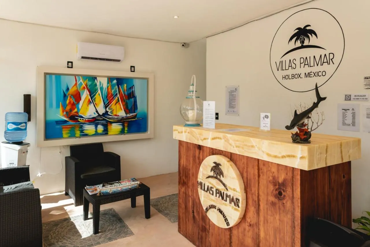 Lobby or reception in Villas Palmar Holbox