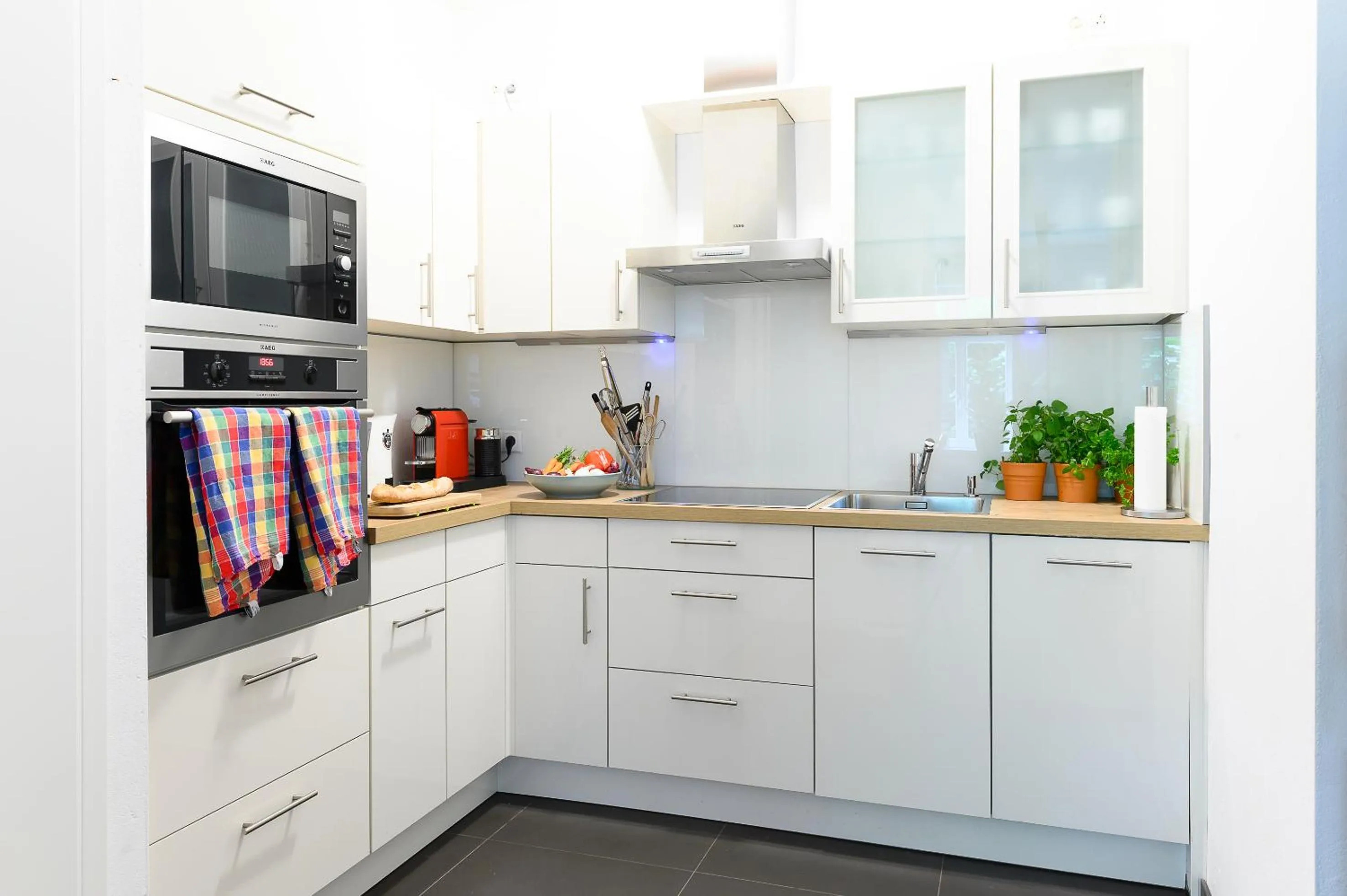 Kitchen or kitchenette in Altstadt Apartments Verden