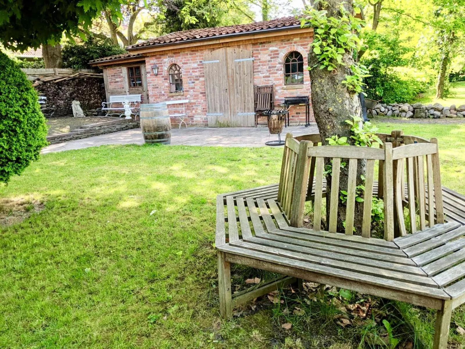 Garden in Altstadt Apartments Verden
