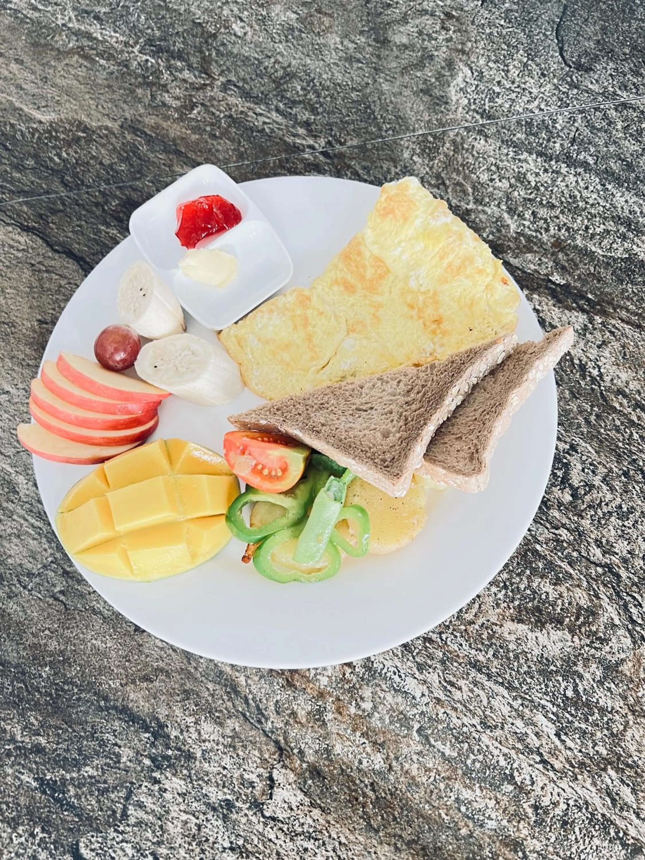 Continental breakfast in Little Buddha Inn